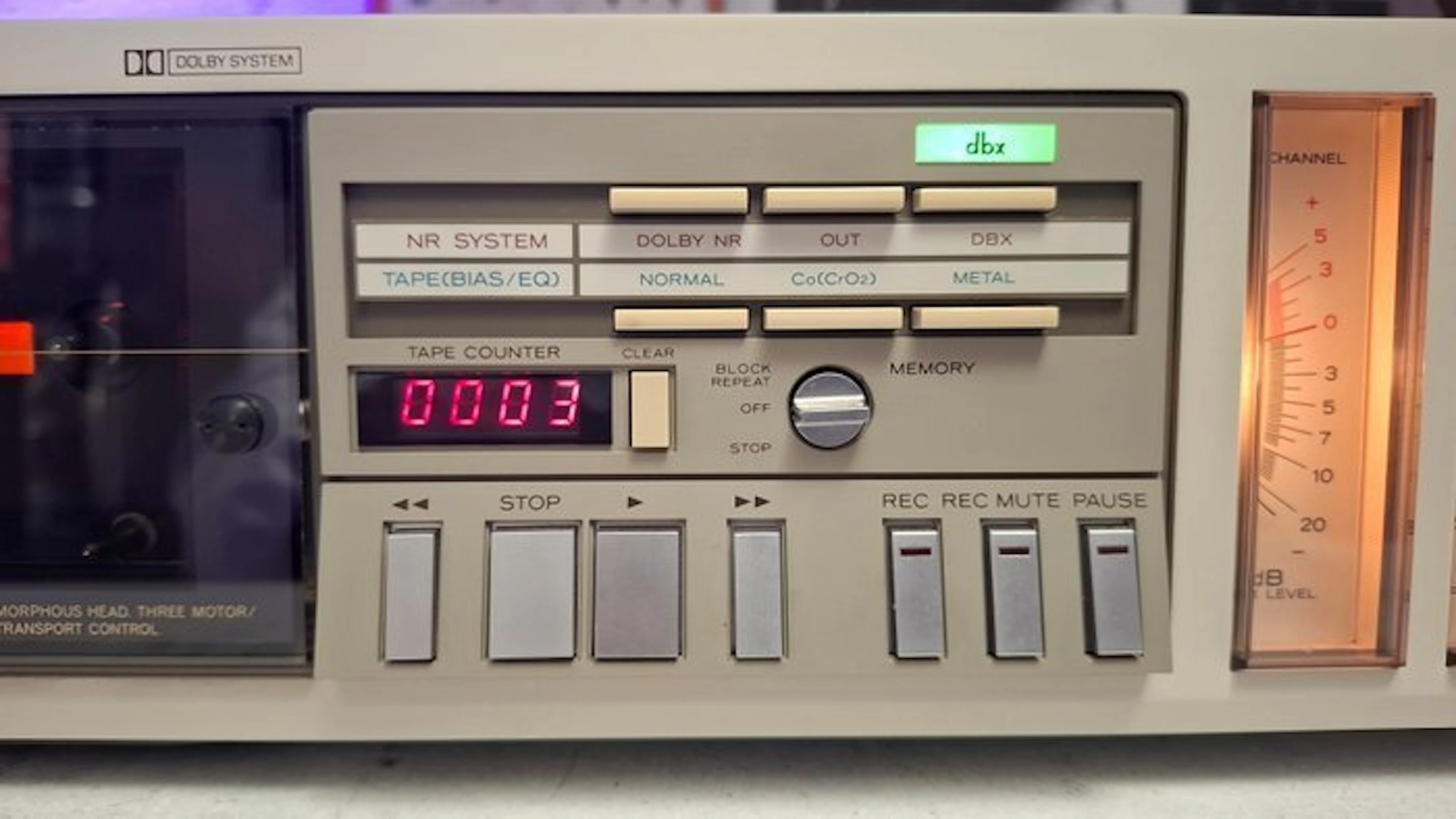 TEAC - V-3RX / 3-Head Stereo feat.Dbx Type II And Dolby B...