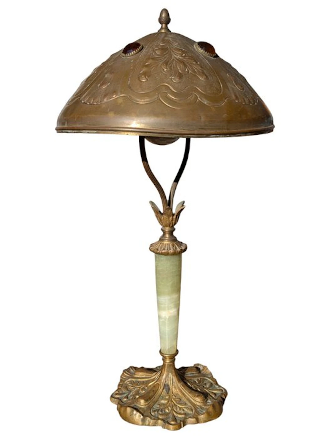 Lamp - Brass, Bronze, Onyx