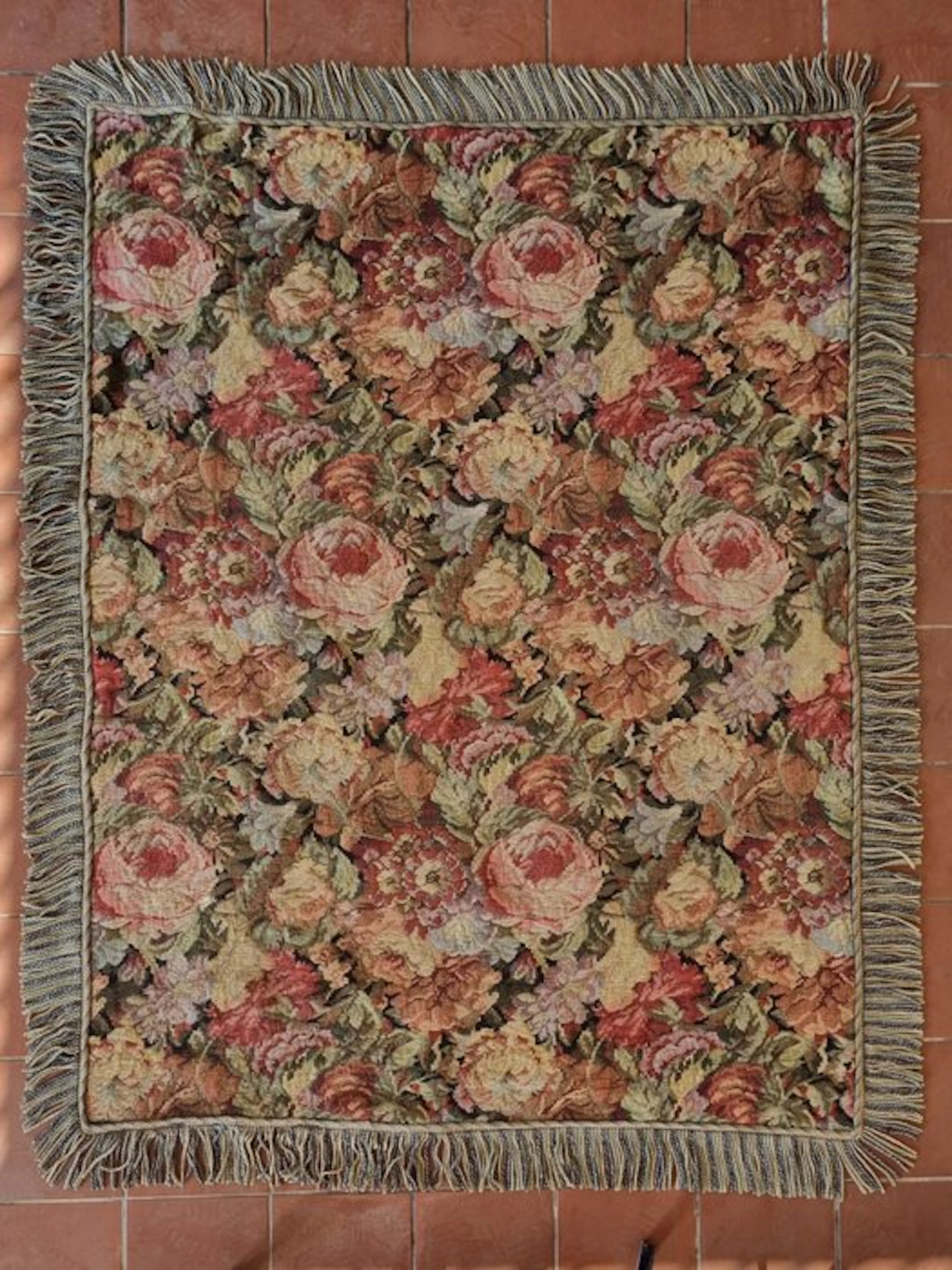 Tapestry - 205 cm - 155 cm - Gobelin-woven tapestry rug