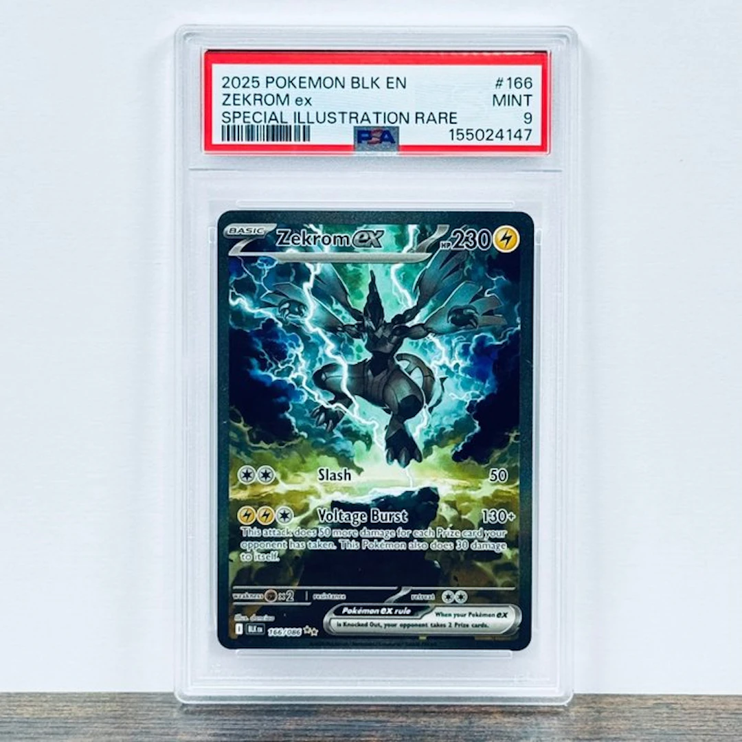Pokémon Graded card - Zekrom ex 166 – Pokémon - PSA 9