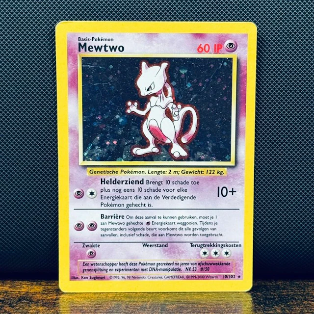Pokémon Card - Mewtwo Holo 10 - Pokémon - WOTC