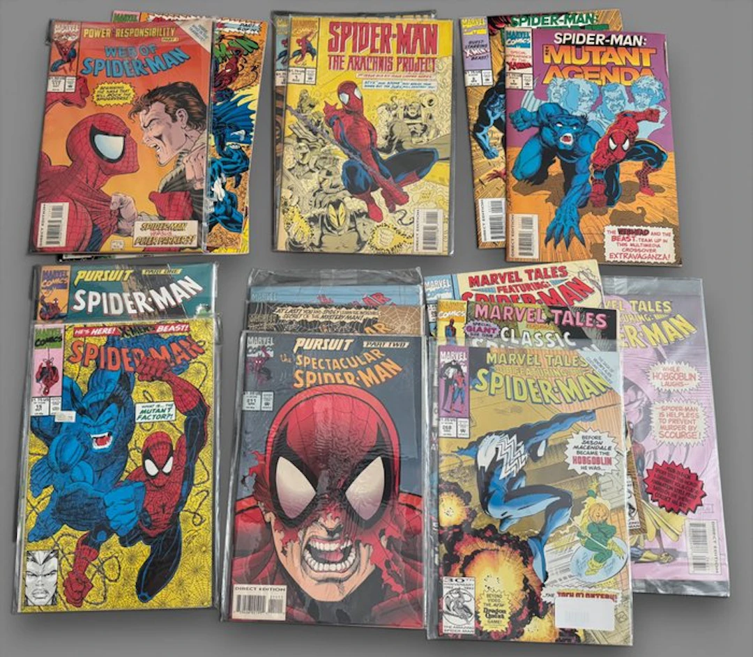Spider-Man - MEGA LOT : SPIDER-MAN + SPECTACULAR + WEB OF...