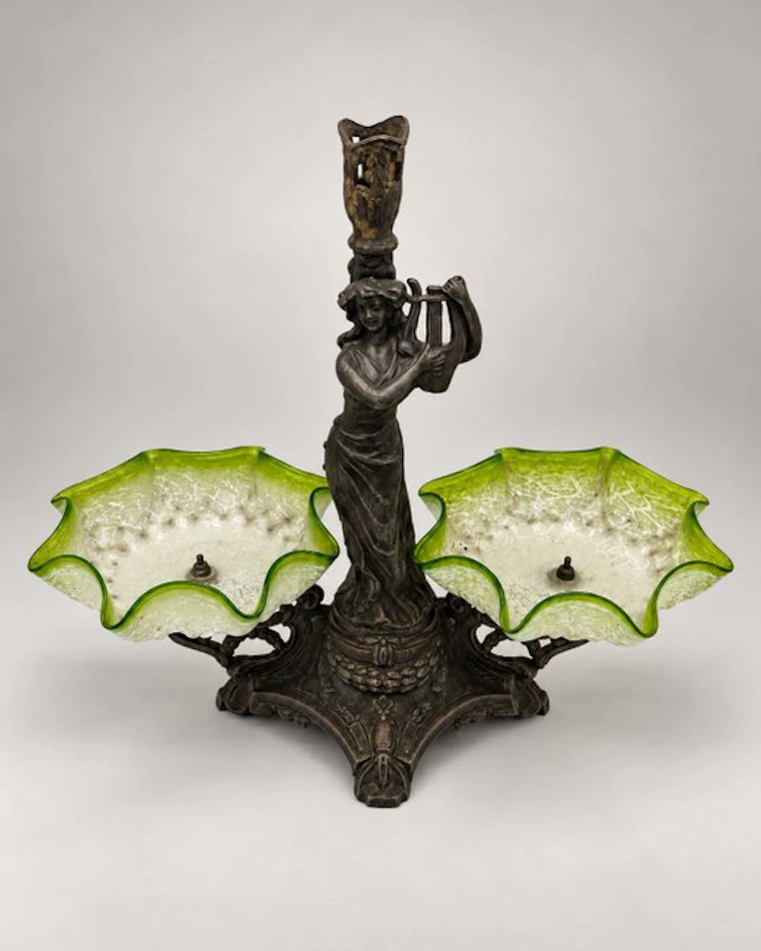 Epergne - Glass, Metal