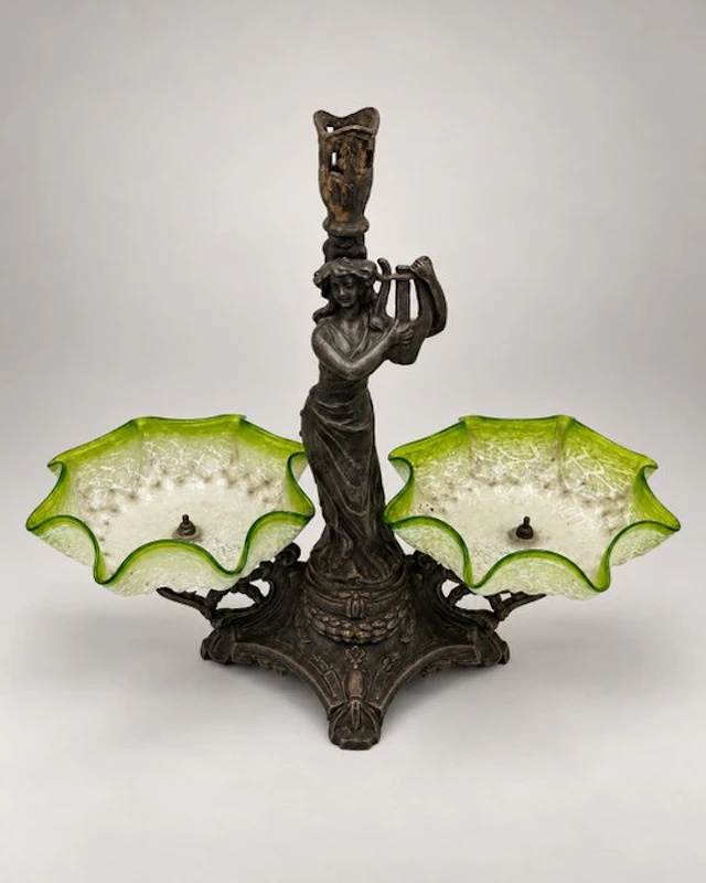 Epergne - Glass, Metal