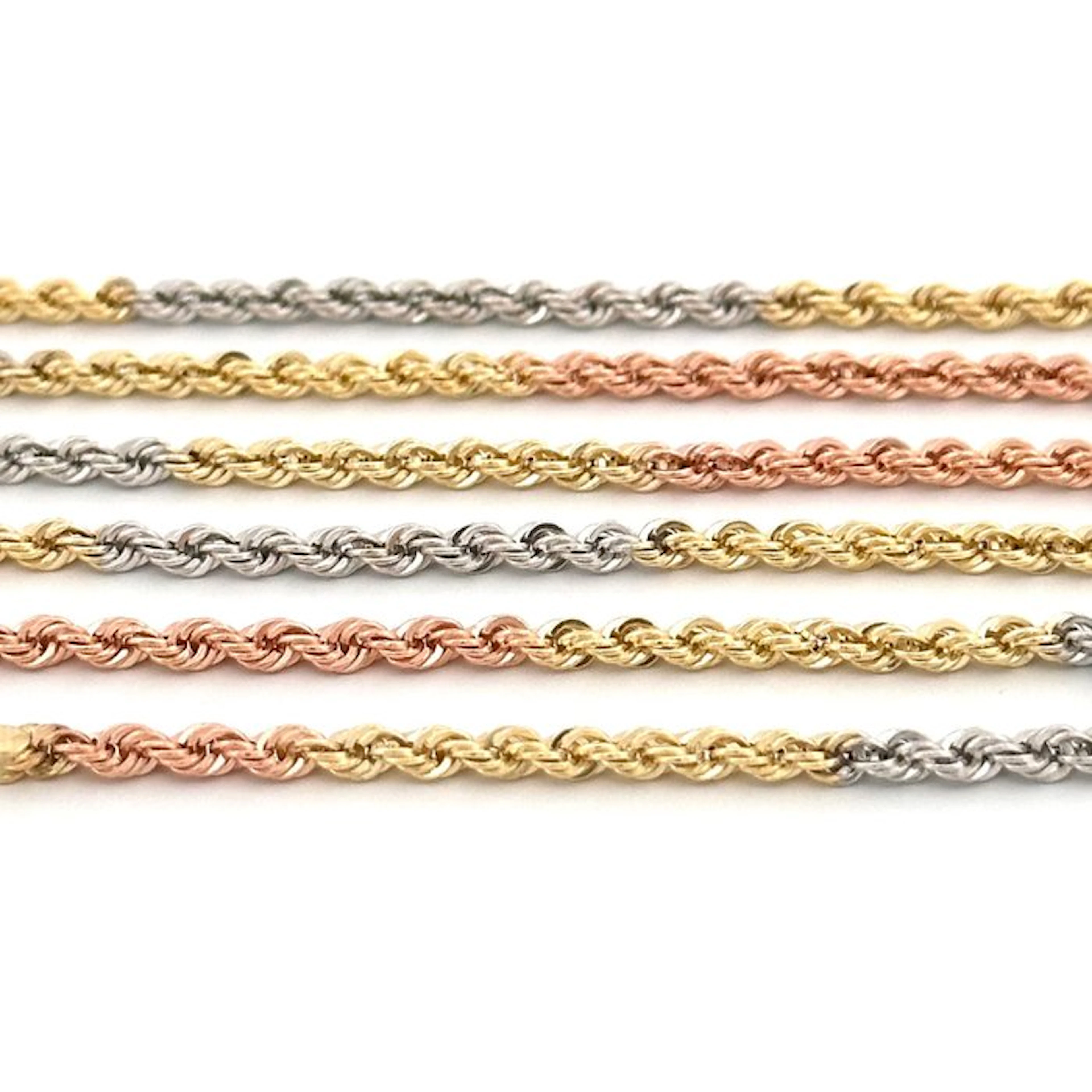 Necklace - 18 kt. Yellow gold, White gold, Rose gold - Made in Italy