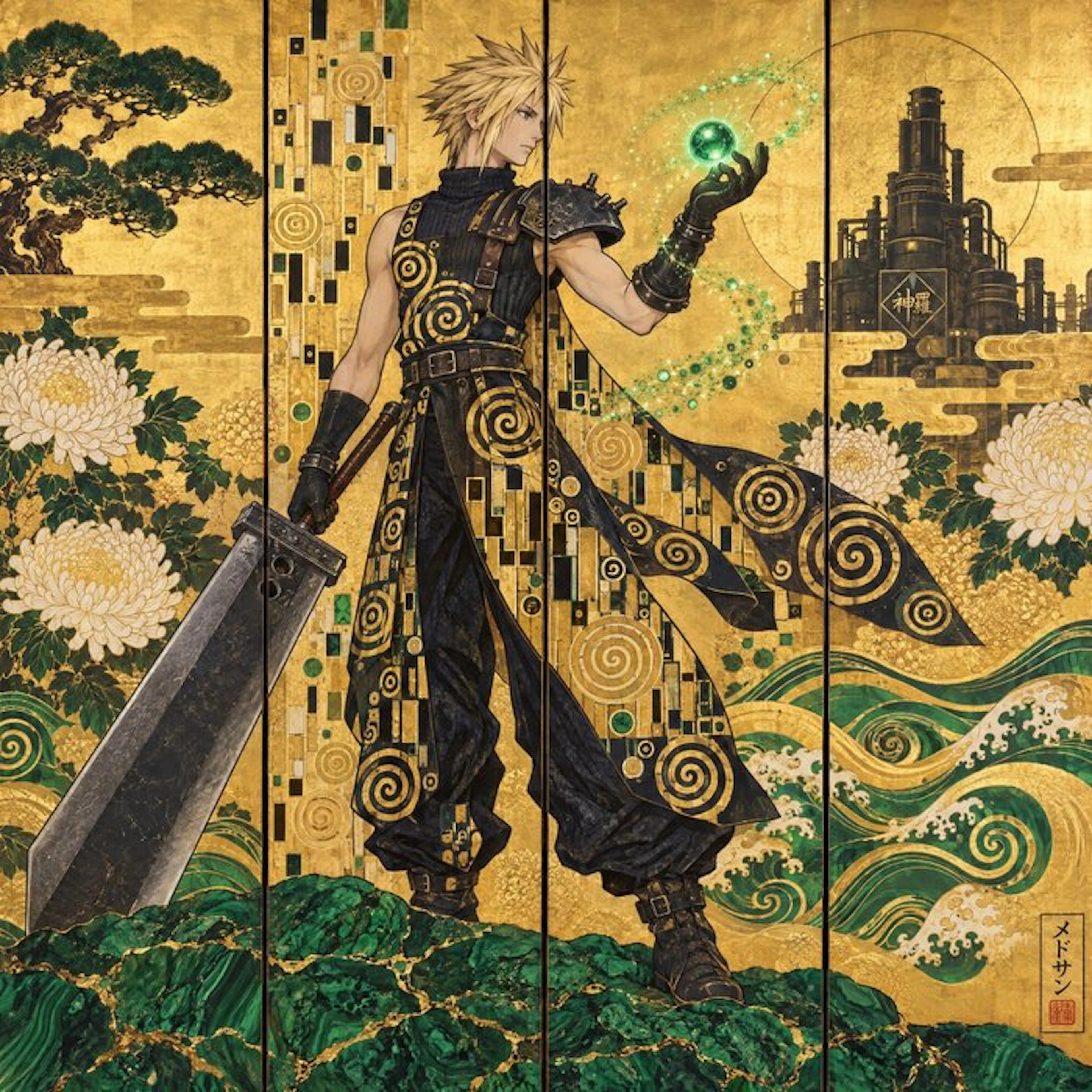 MEDSAN - Cloud Strife and the Materia (マテリアとクラウド・ストライフ) - UNIQUE WORK