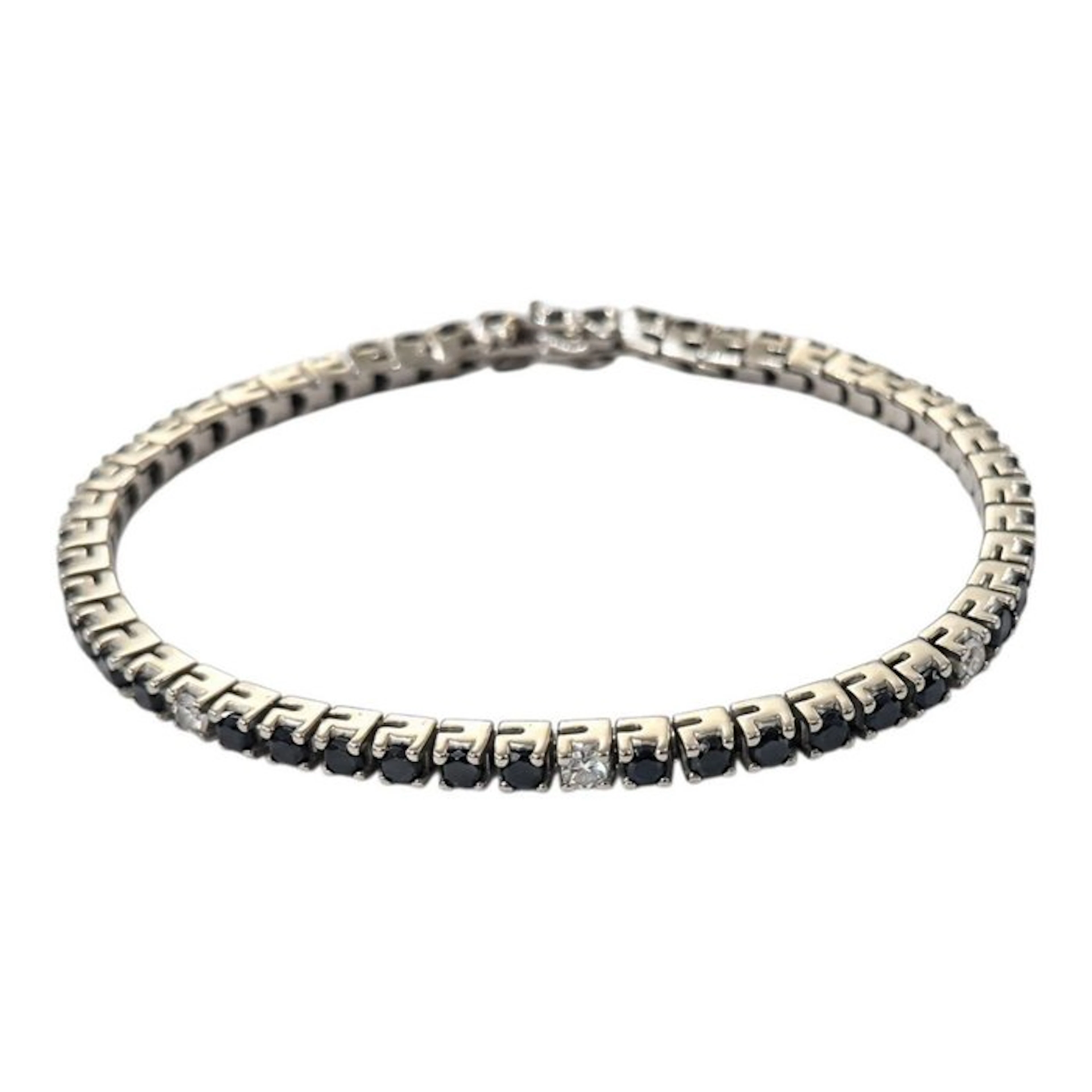 Tennis bracelet - 18 kt