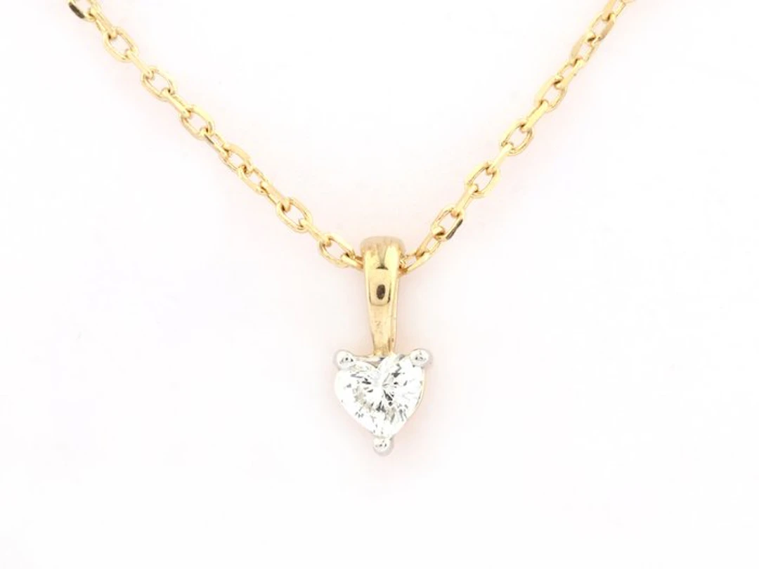 No reserve price - Necklace with pendant - 14 kt