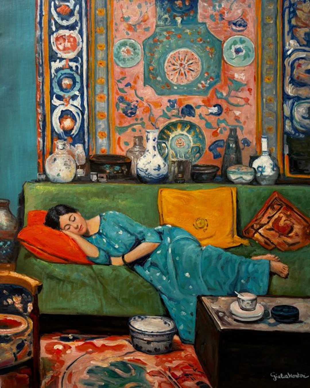 Giulia Montesi (1980) - Riposo in oriente