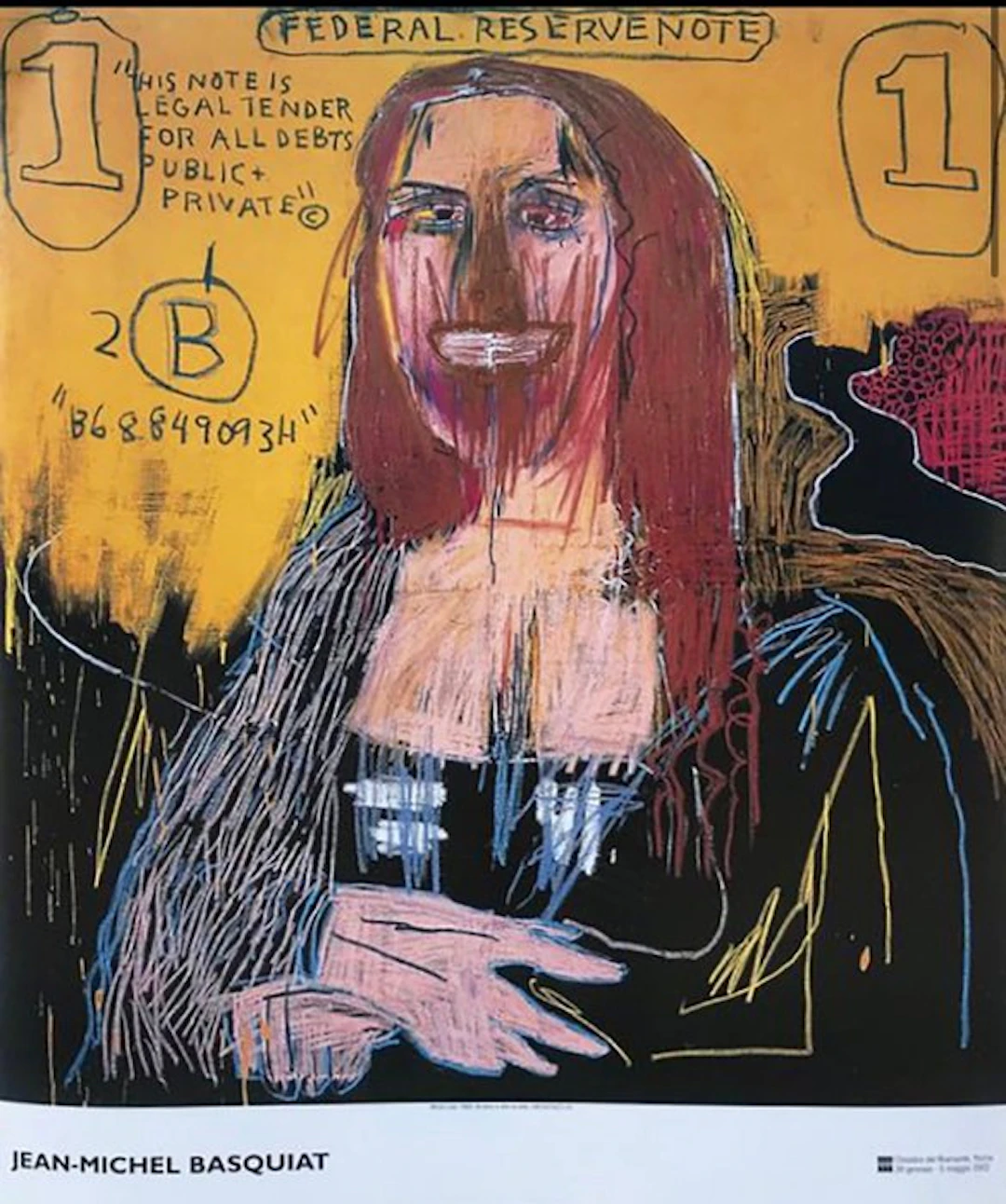 Jean-Michel Basquiat - Mona Lisa
