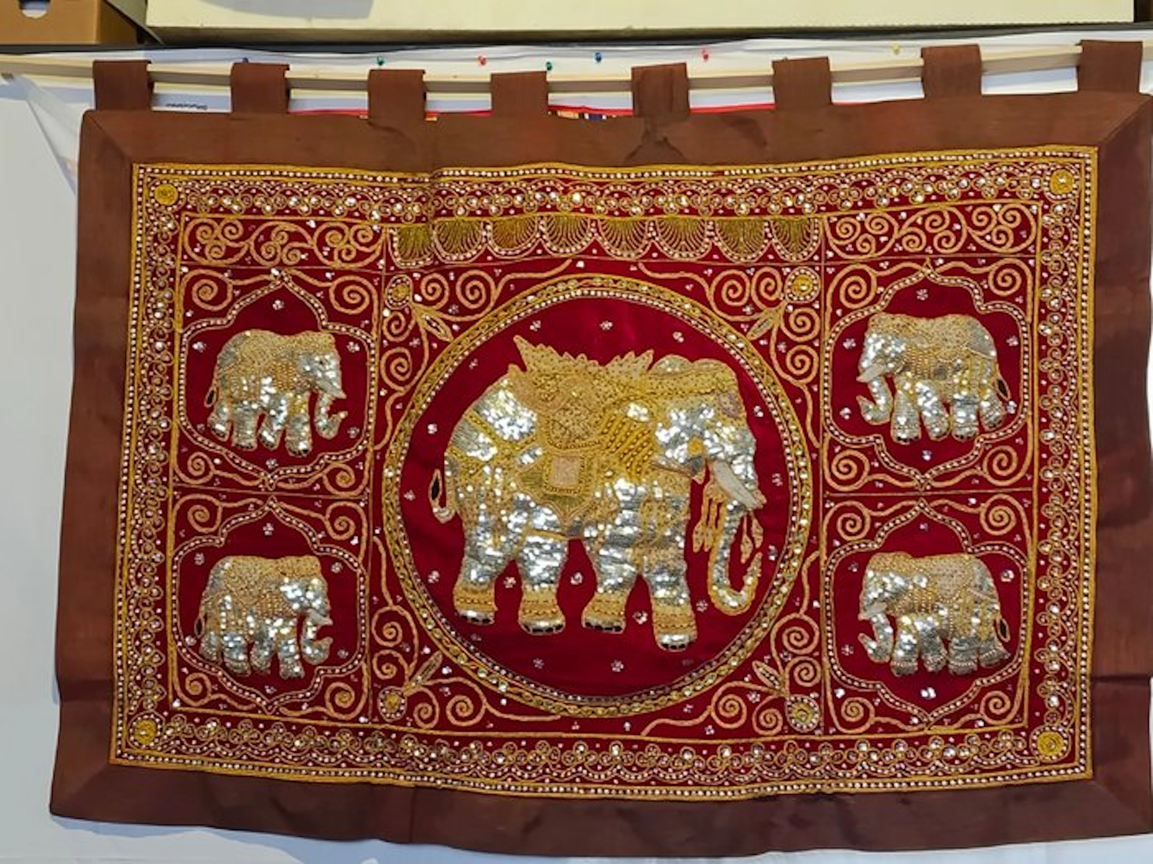 Kalaga - Tapestry - 100 cm - 140 cm - Burmese tapestry or Kalaga