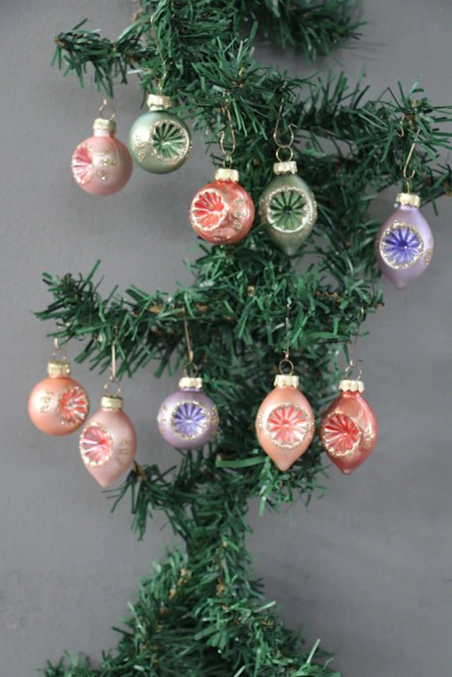 mini-reflex kerstballen 1980-1990