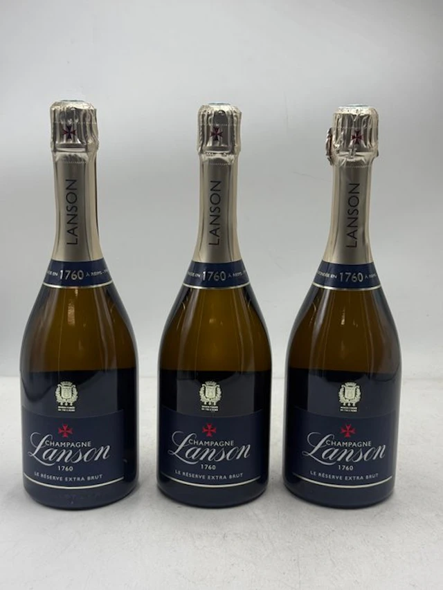 Lanson, La Reserve - Champagne Extra Brut - 3 Bottles (0.75L)