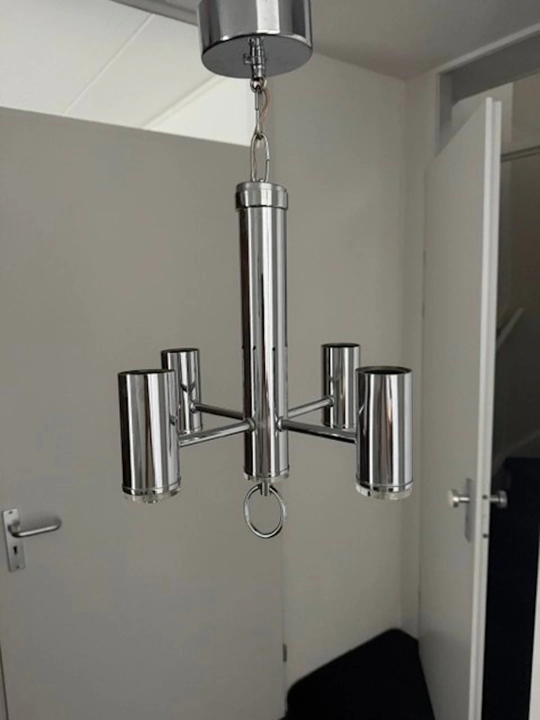 Massive - Hanging lamp - Chrome plated, Metal