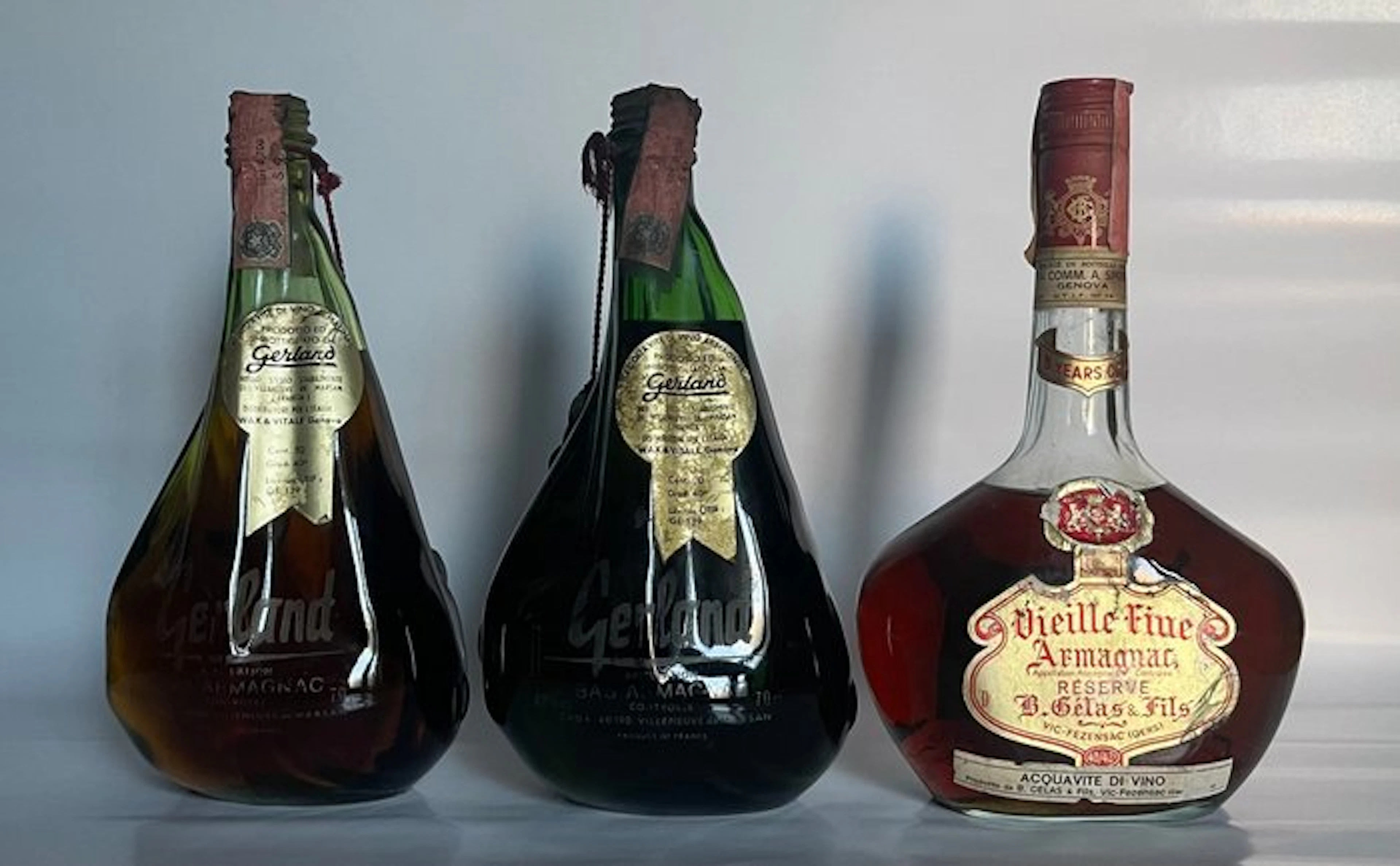 Gerland, Gélas - Bas Armagnac + Réserve 5yo - b
