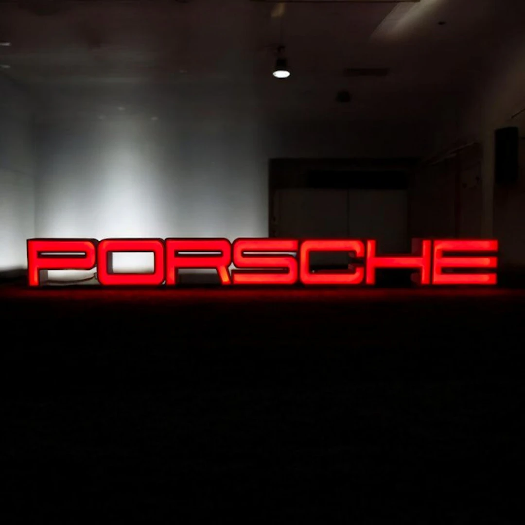 Sign - Porsche - 75cm Led XL - 2025