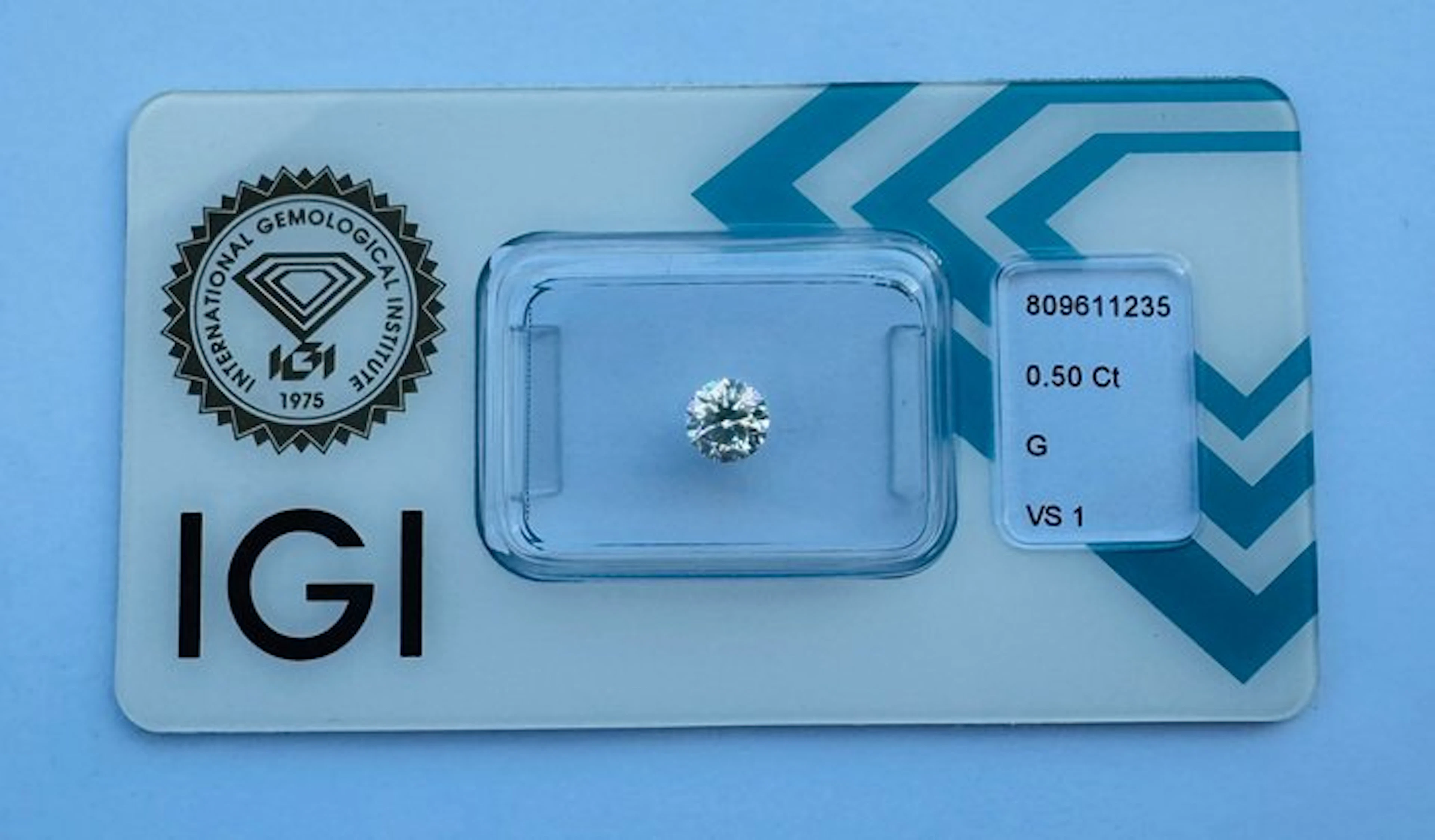 No reserve price - 1 pcs Diamond (Natural) - 0.50 ct...
