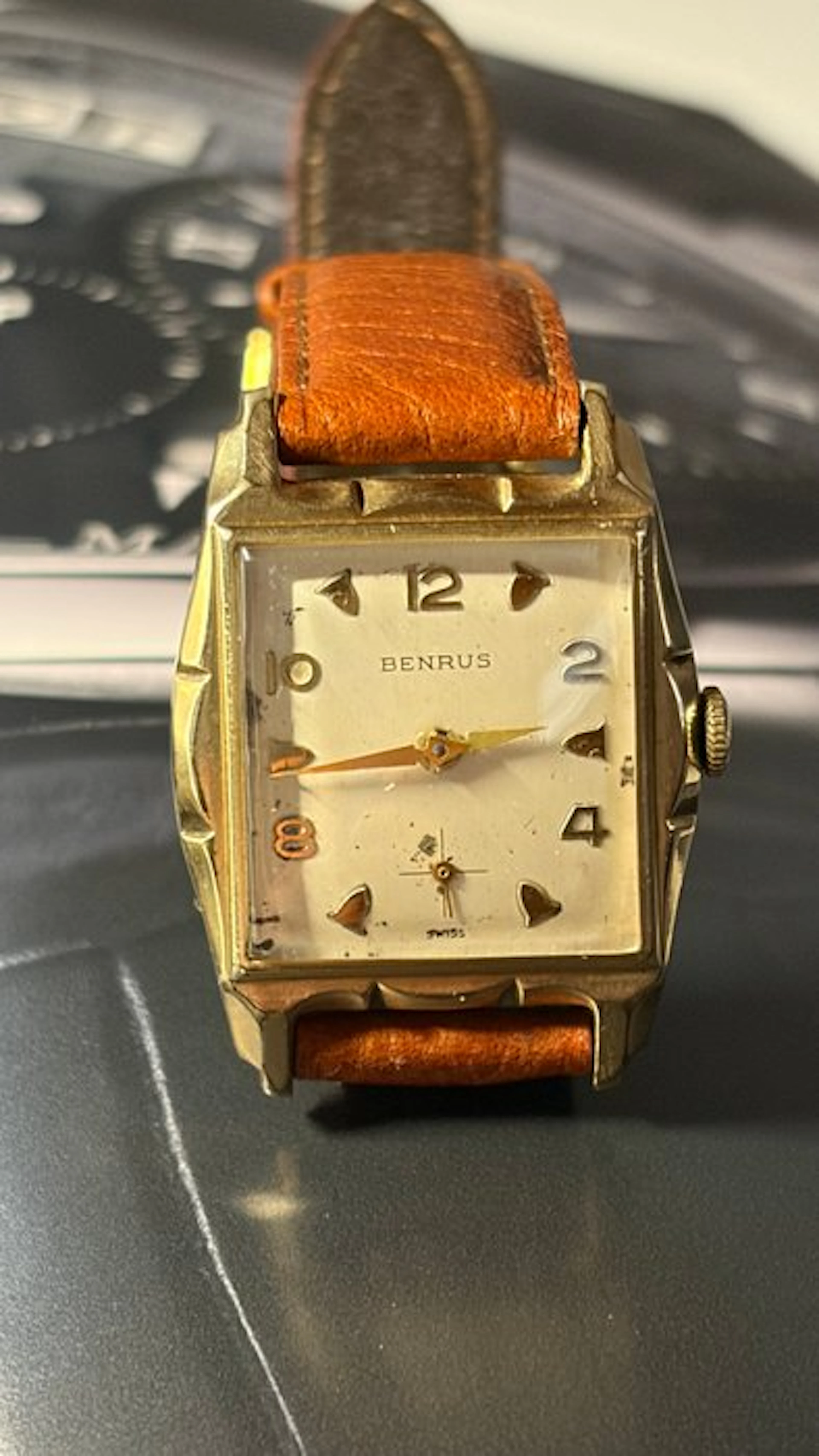 Benrus - Vintage - No reserve price - 431371 placcato oro - Men - 1950-1959