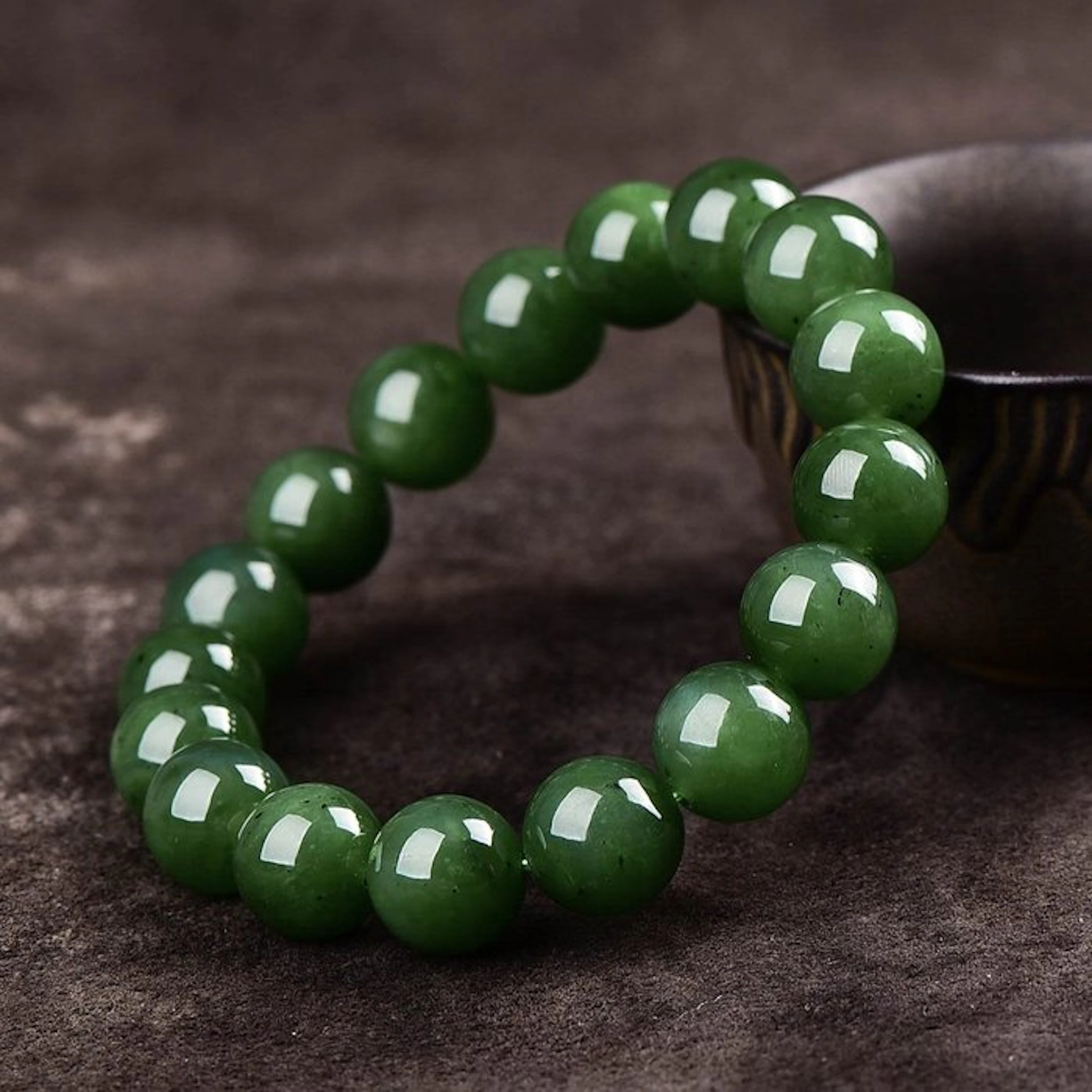 ALGT Certified - Highly Exclusive Natural Nephrite Jade...