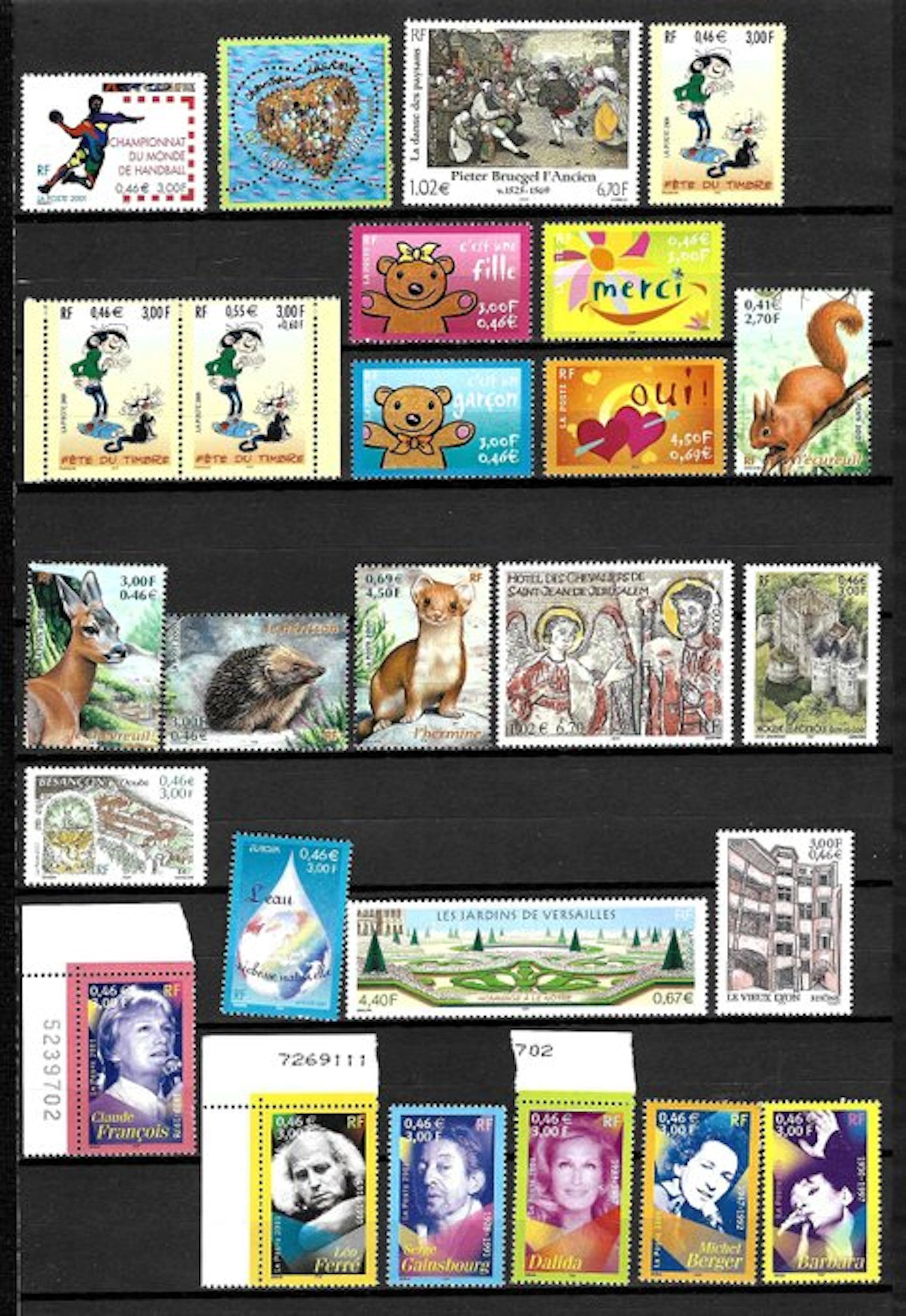 France 2001/2010 - Set of mint