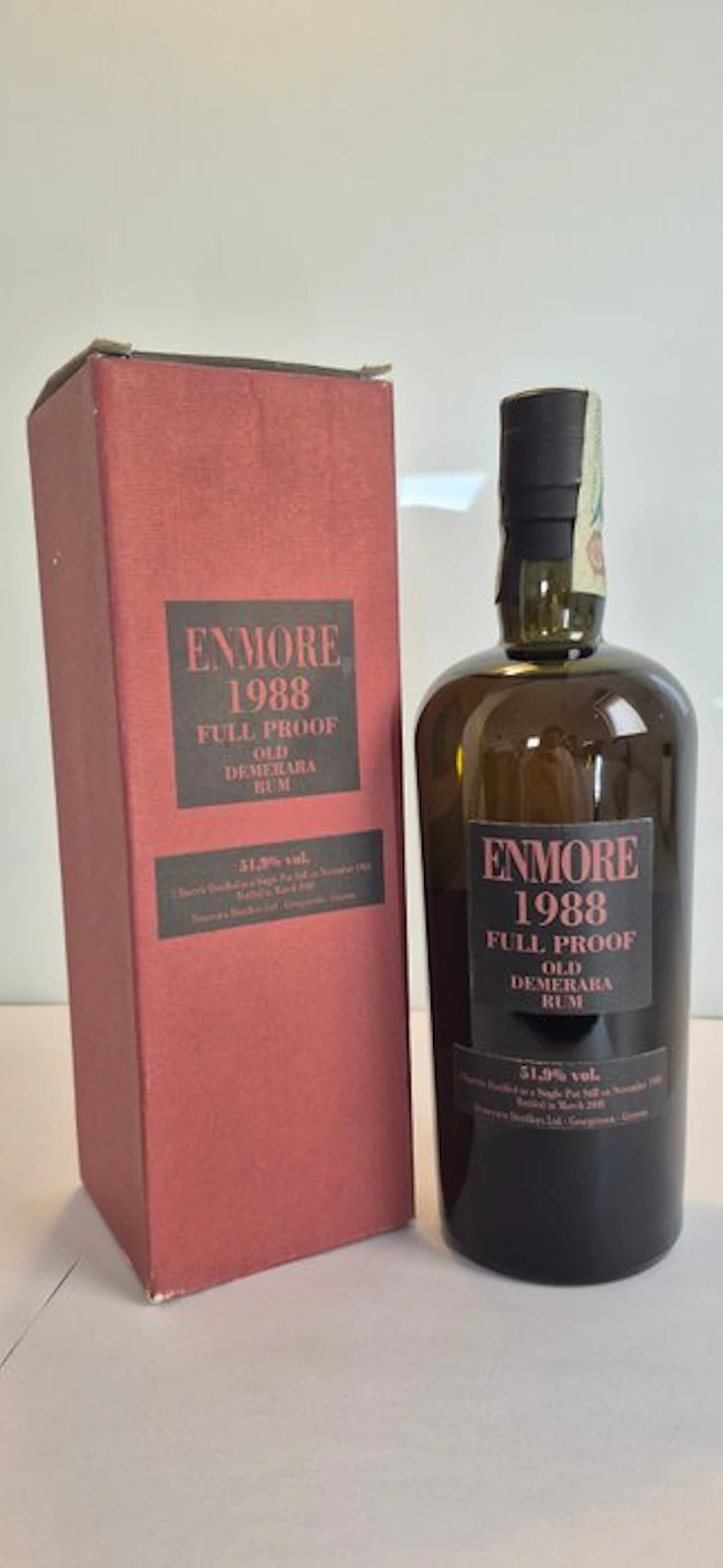 Enmore 1988 Velier - Full Proof Old Demerara - b. 2008 - 70cl