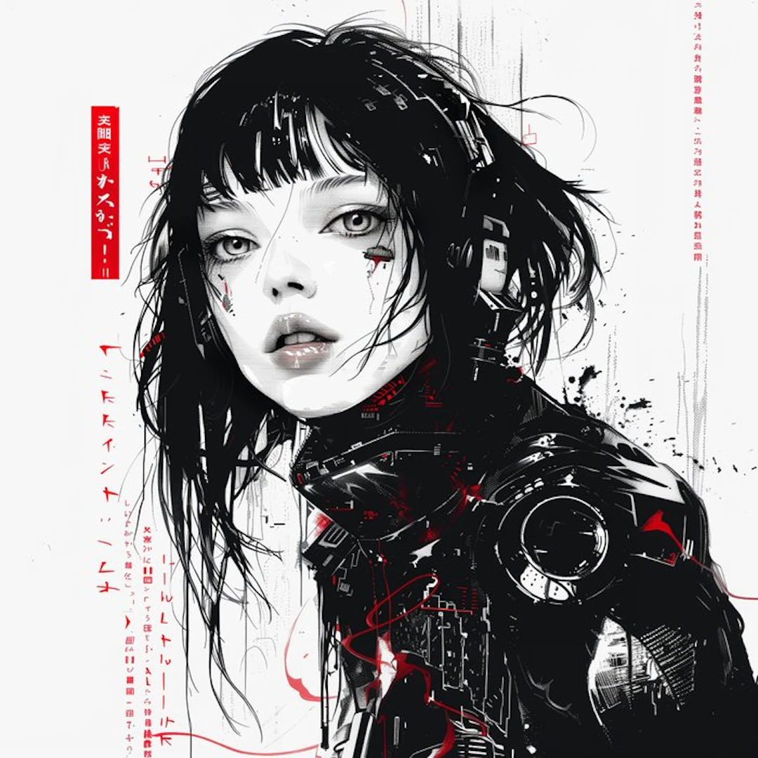 Artxlife - Ghost in the Shell Cyberpunk Girl 6