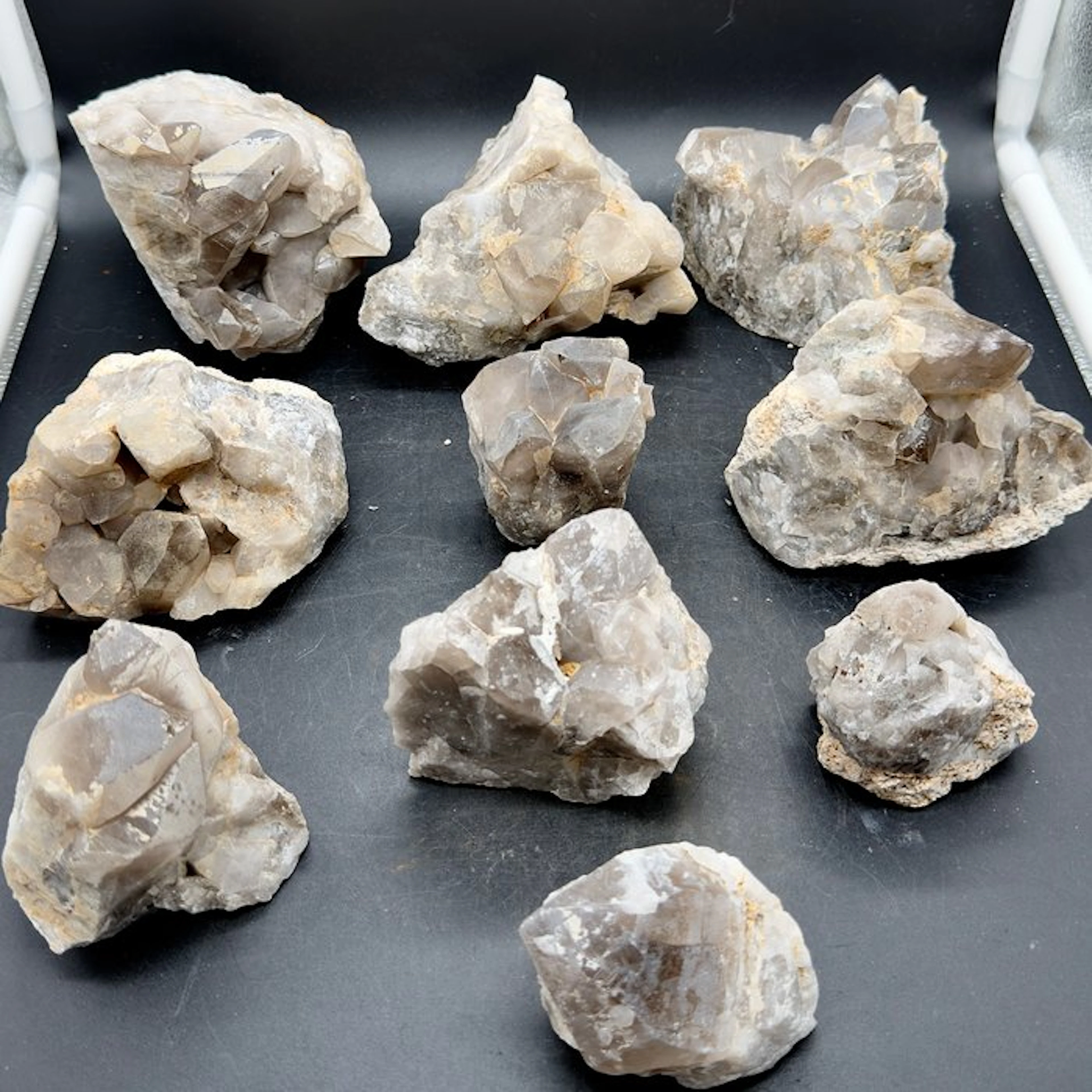 Smoky quartz Crystals- 6239 g - (10)