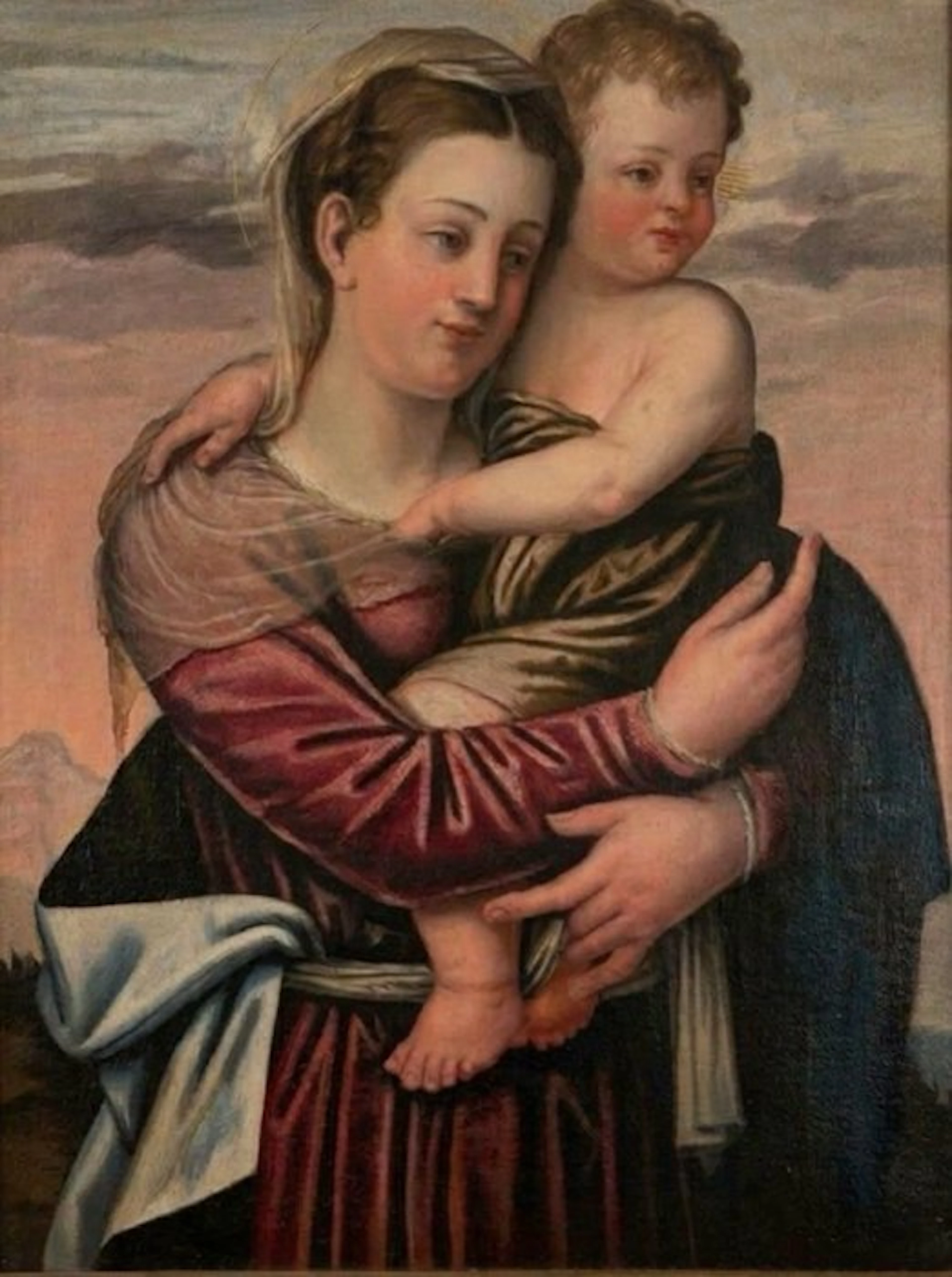 Scuola centroitaliana (XVIII-X) - Madonna con Bambino
