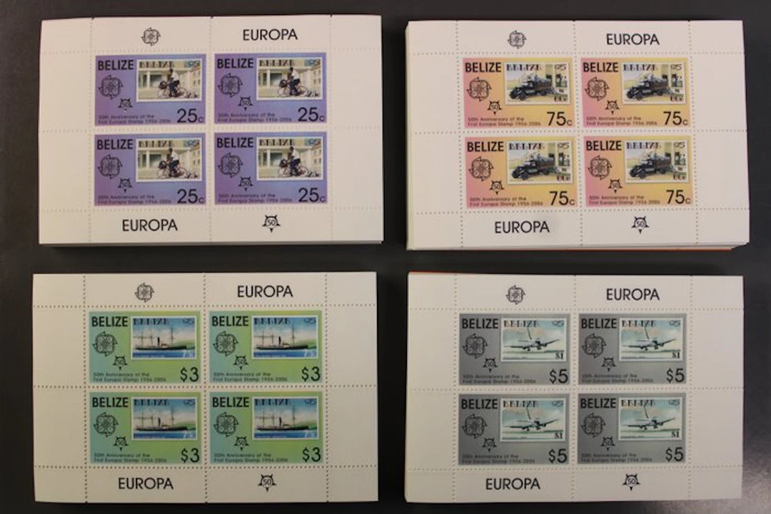 Europe: 50 Years of European Brands - 400 blocks Belize