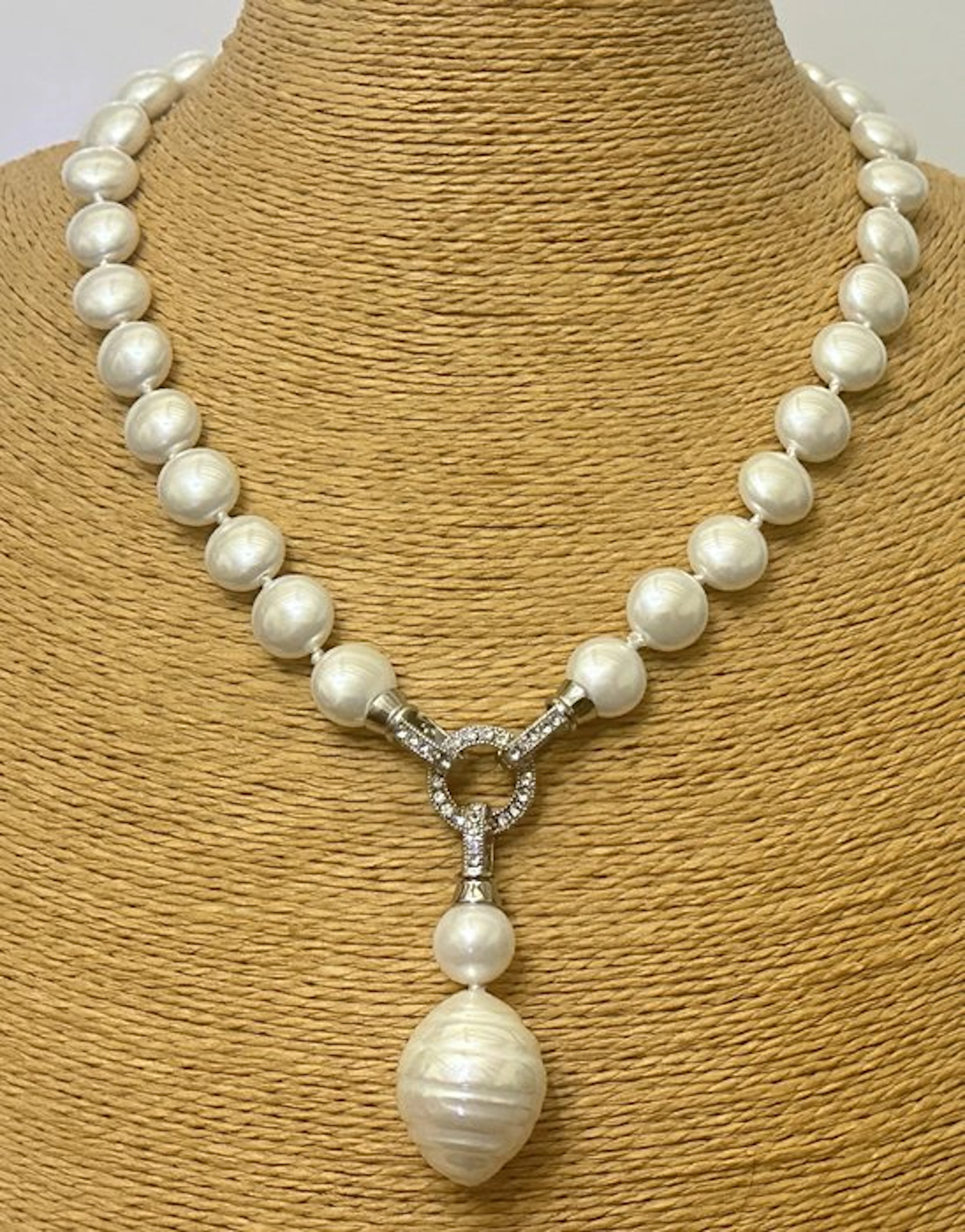 White Mother of Pearl (14 x 10) and White Mother of Pearl (25 x 22)