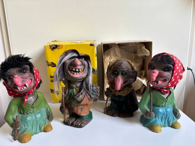 NyForm - Figure - - Bobbleheads / Trolls 1 met doos (4) - Plastic