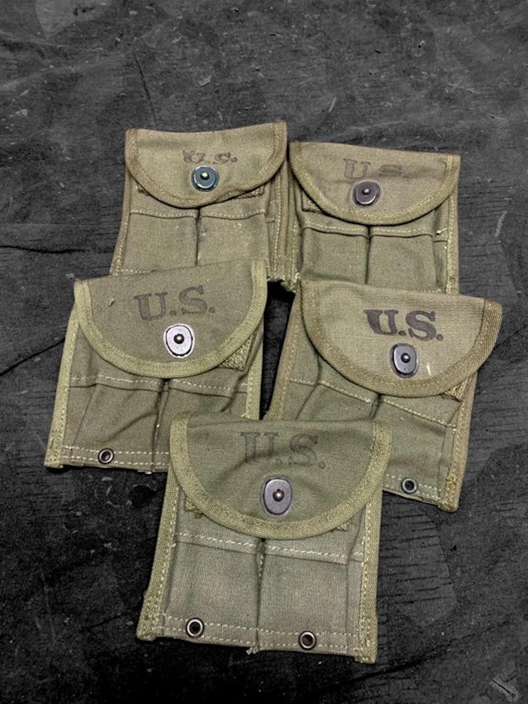 United States of America - 5 US WW2 M1 carbine magazine...