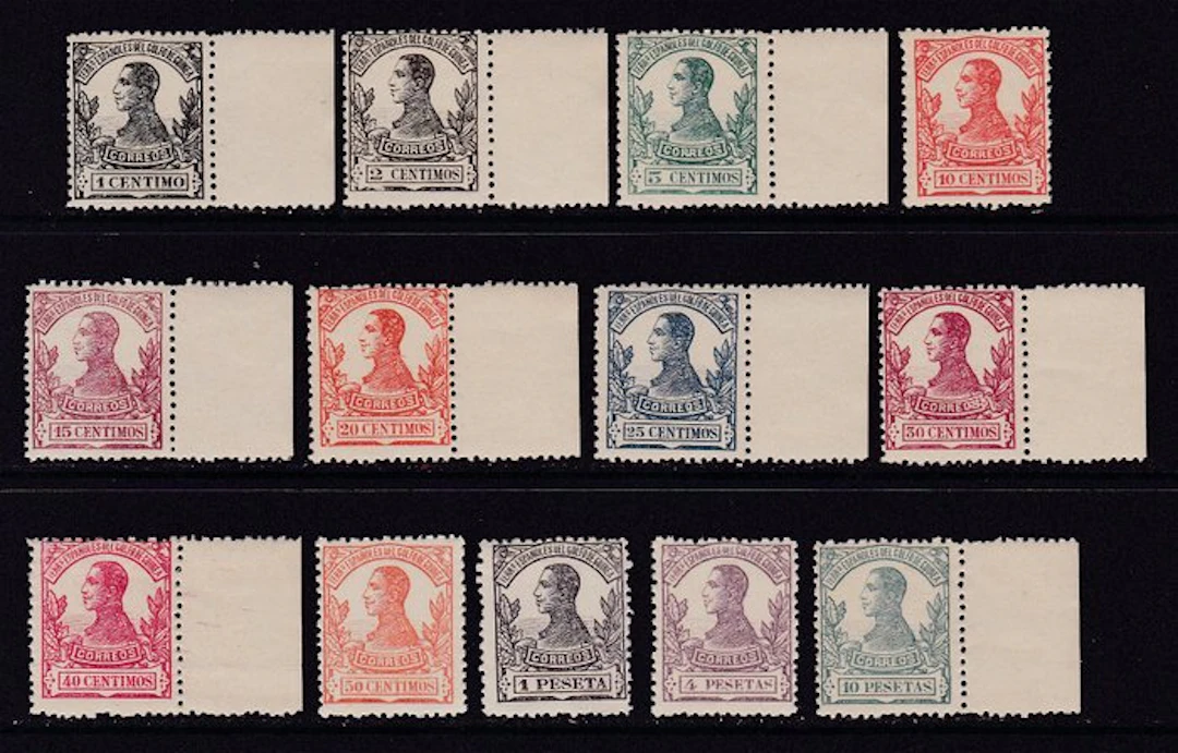 Spanish Guinea 1912 - Alfonso XIII - Guinea - Complete...