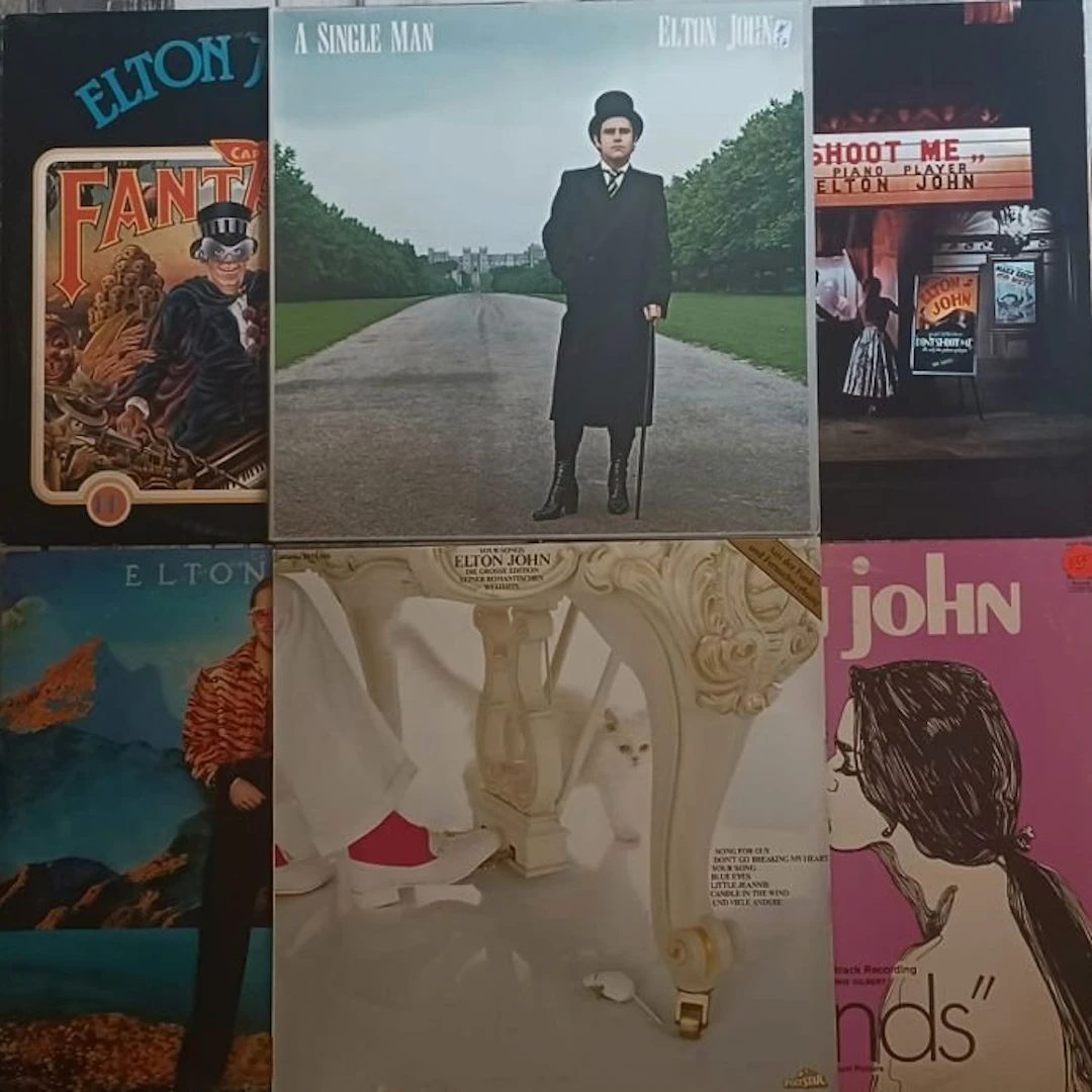 Elton John - 6 x great albums - Multiple titles - LP...