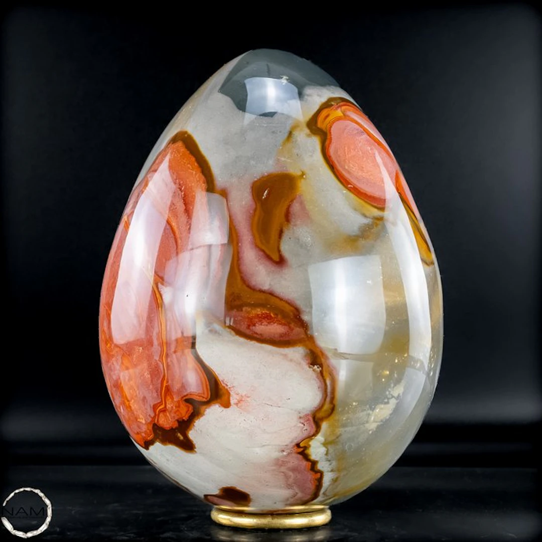 Natural Rare Color Polychrome Agate Egg- 3218.49 g