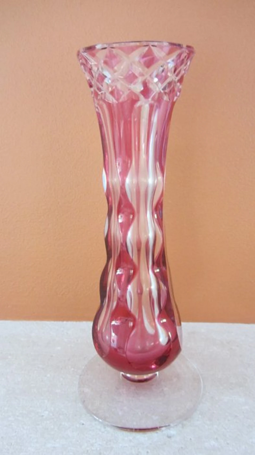 Val Saint Lambert - Léon Ledru - Vase - Crystal