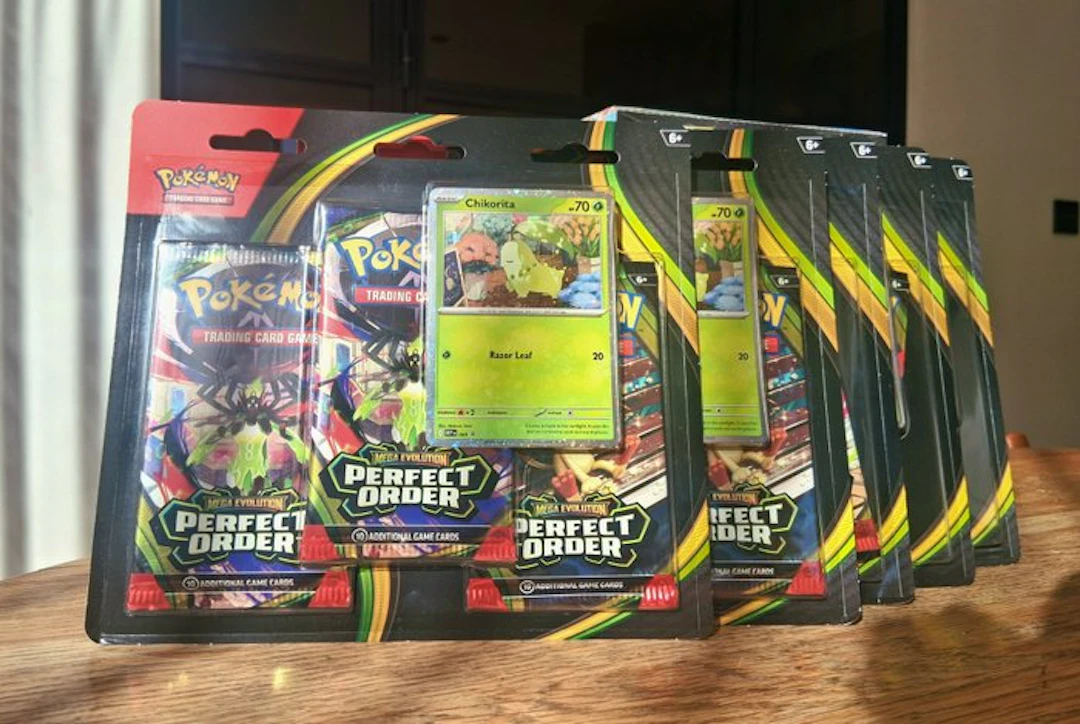 Pokémon - 5 Blister pack - 3 Pack Blister Chikorita - Mega Evolution