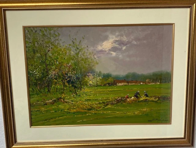 Sergio Manfredi (1932-?) - Fioritura presso Riva di Pinerolo