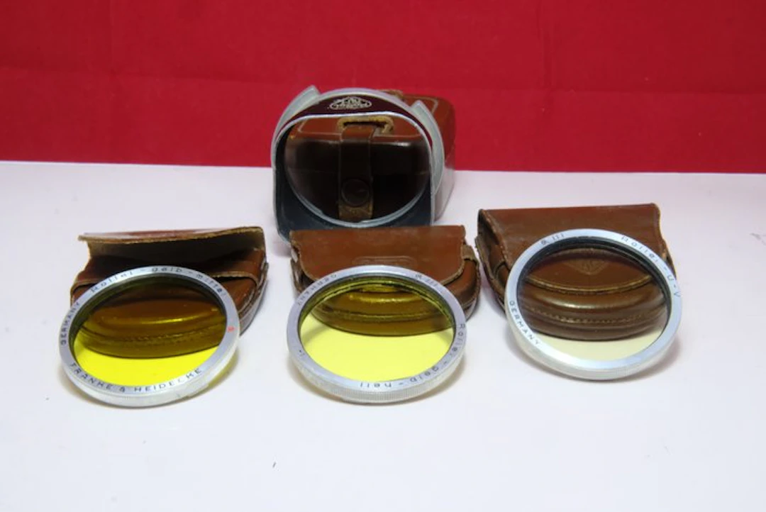Rollei Filtri e paraluce per Rolleiflex 2,8F Twin lens reflex camera (TLR)