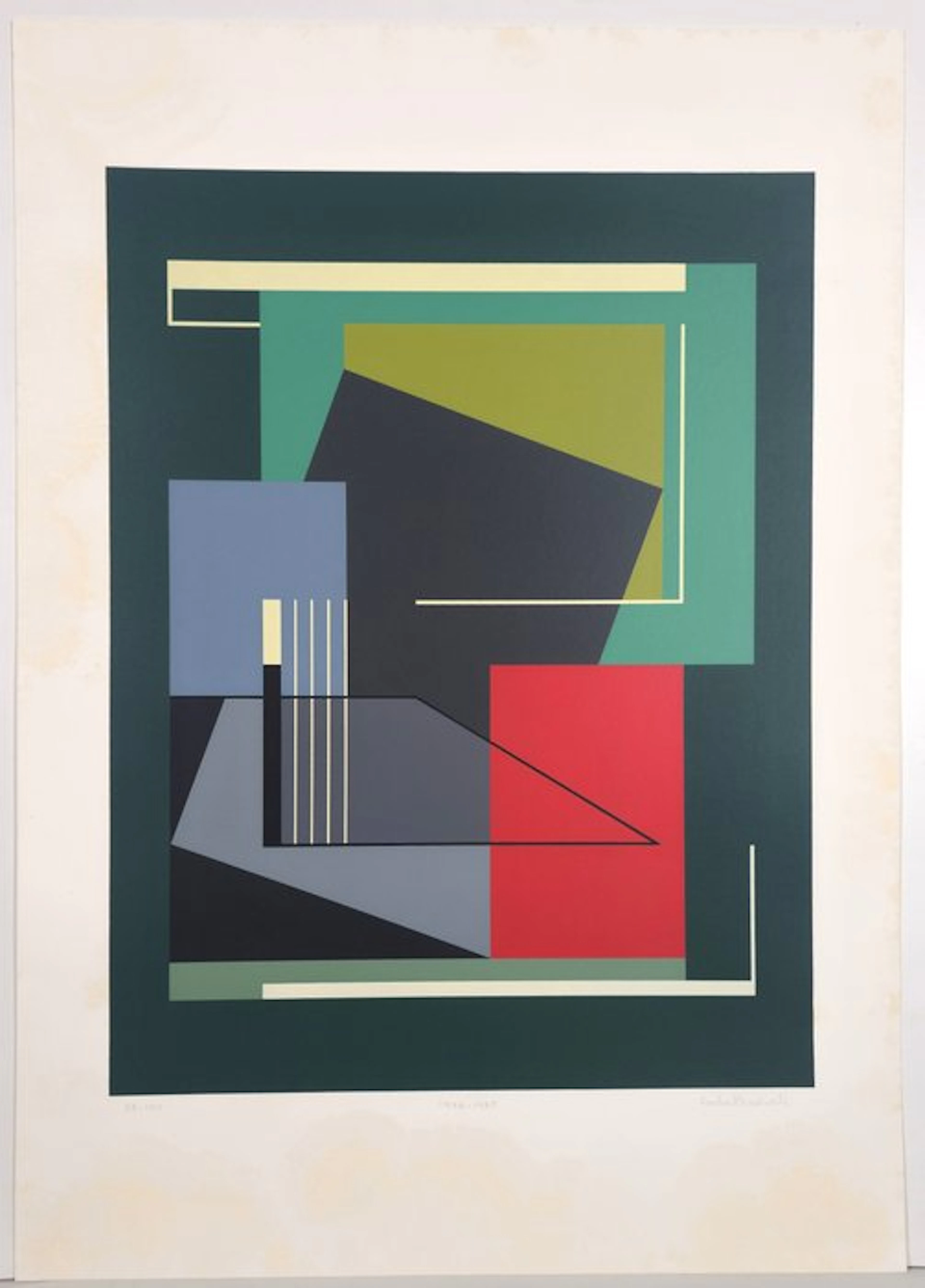 Carla Badiali (1907-1992) - Composizione verde