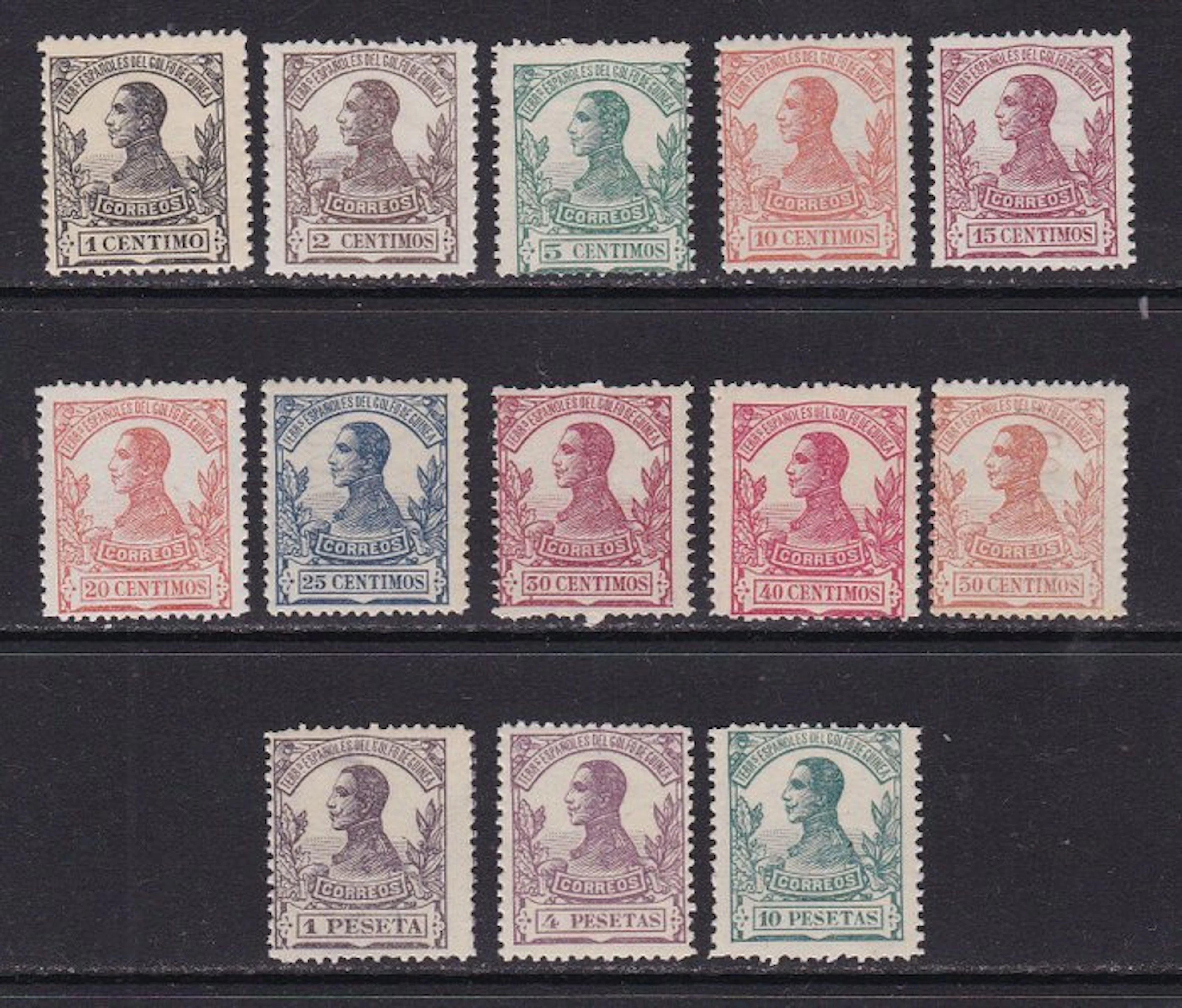 Spanish Guinea 1912 - Alfonso XIII - Guinea - Complete...
