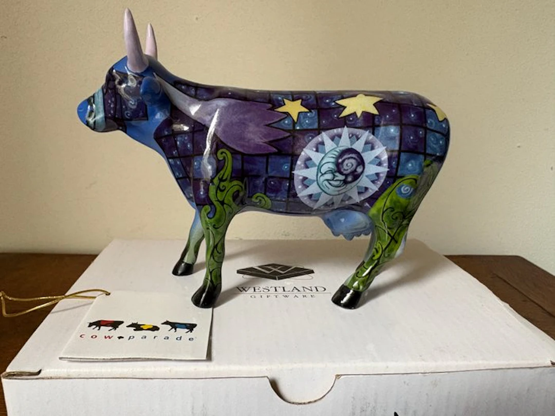 Figurine - Cow Parade. Cowparade. Infinity Cow. - Ceramic