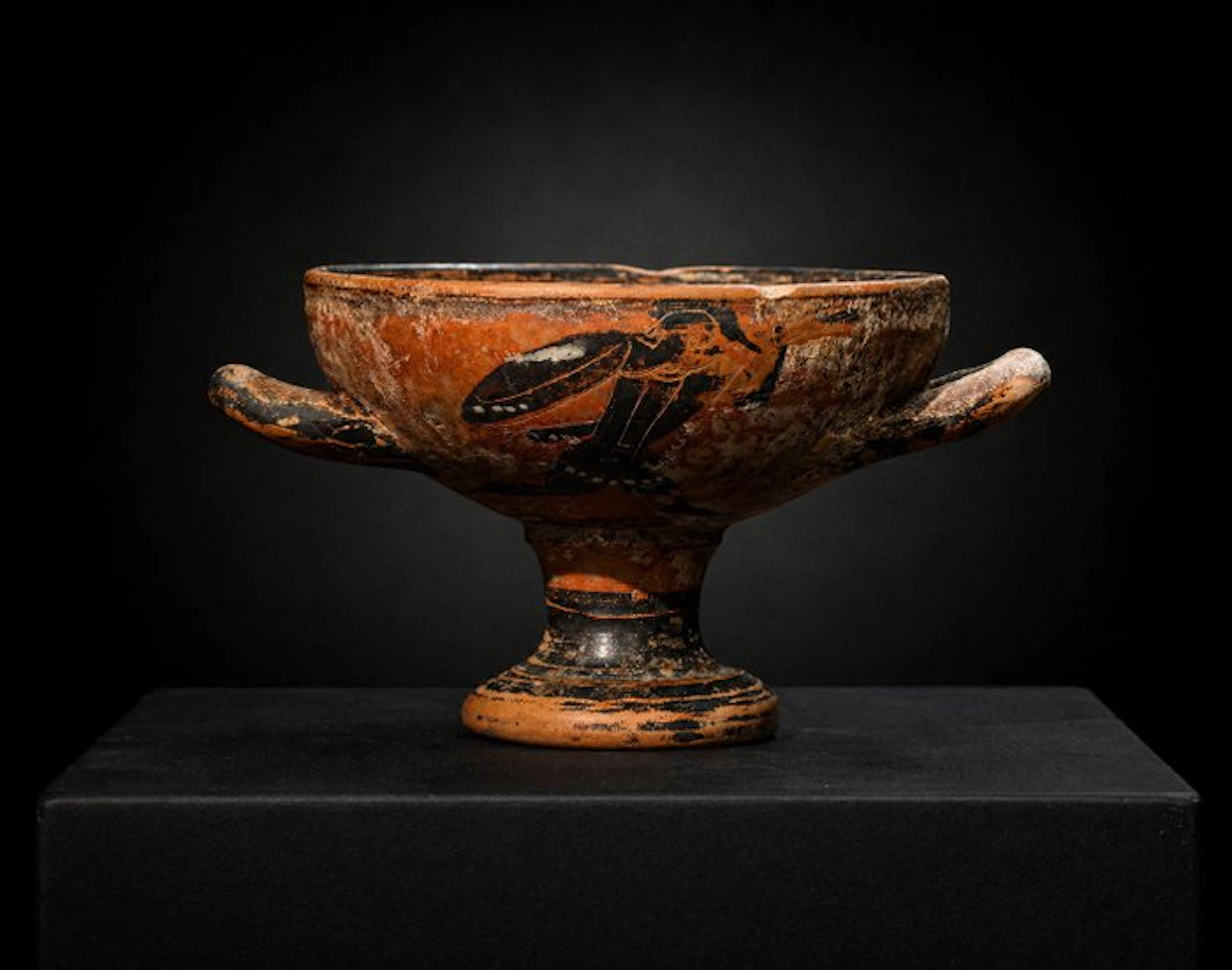 Replica of an Ancient Greek Ceramic Kylix - 6.5 cm