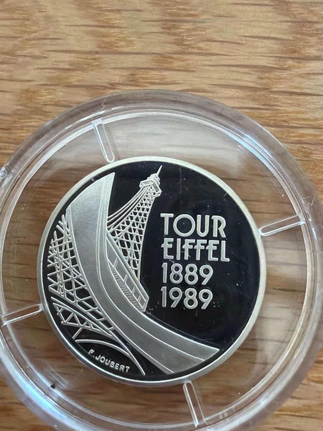 France. 5 Franc 1989 100 Jahre Eiffelturm - 12g (.900) PP (No reserve price)