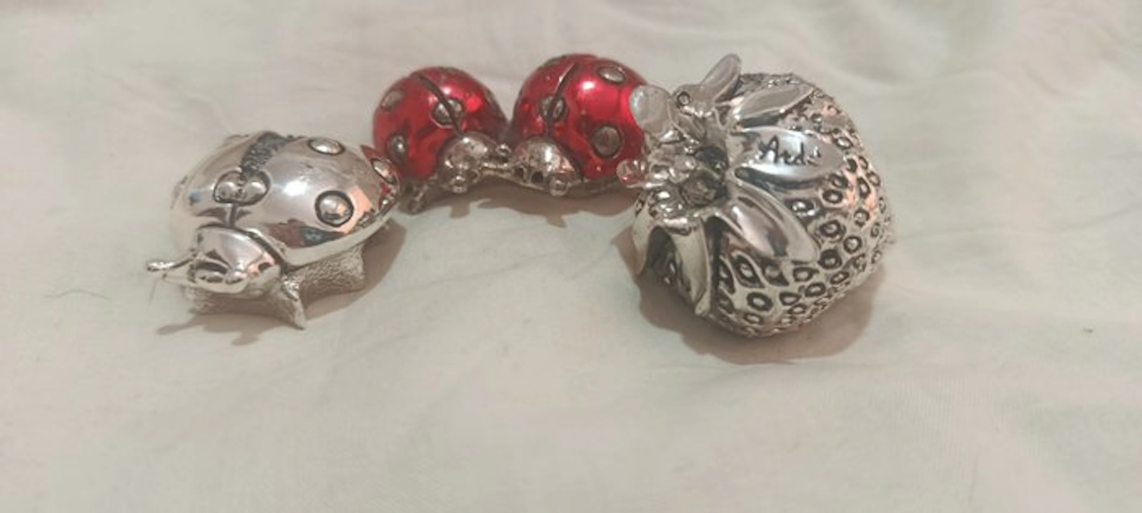 Animal themed collection - Lot of 3 lucky charm ornaments...