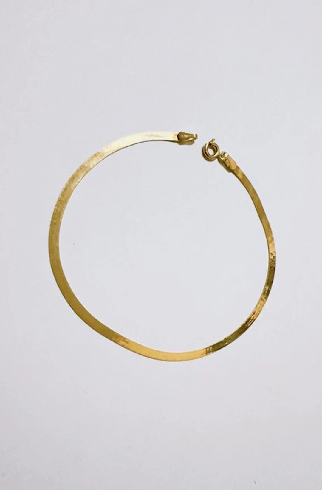 No reserve price - Bracelet - 18 kt. Yellow gold - 18 cm - 2.5 mm - 1.60 g