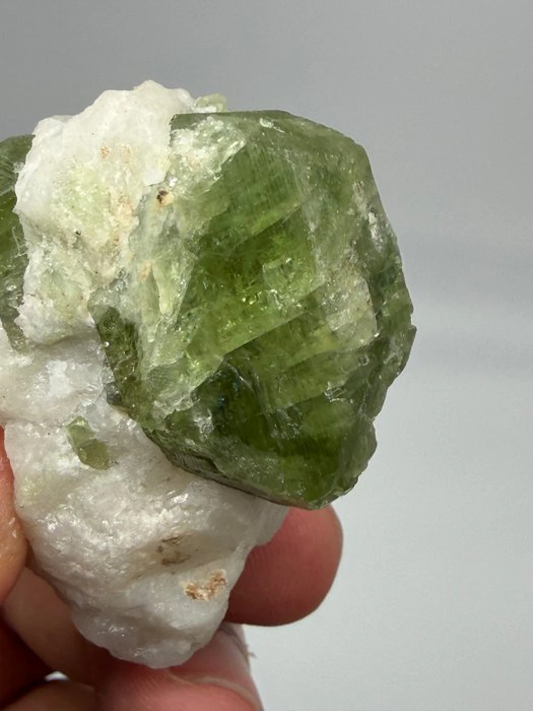 Diopside on matrix Specimen- 55 g - (1)