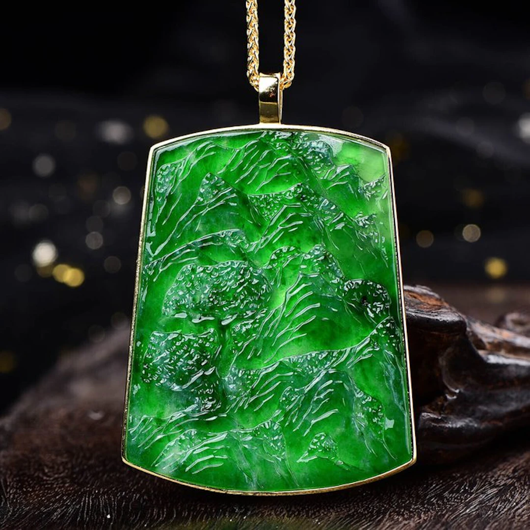 ALGT Certified - Huge and Masterful Natural Jadeite...