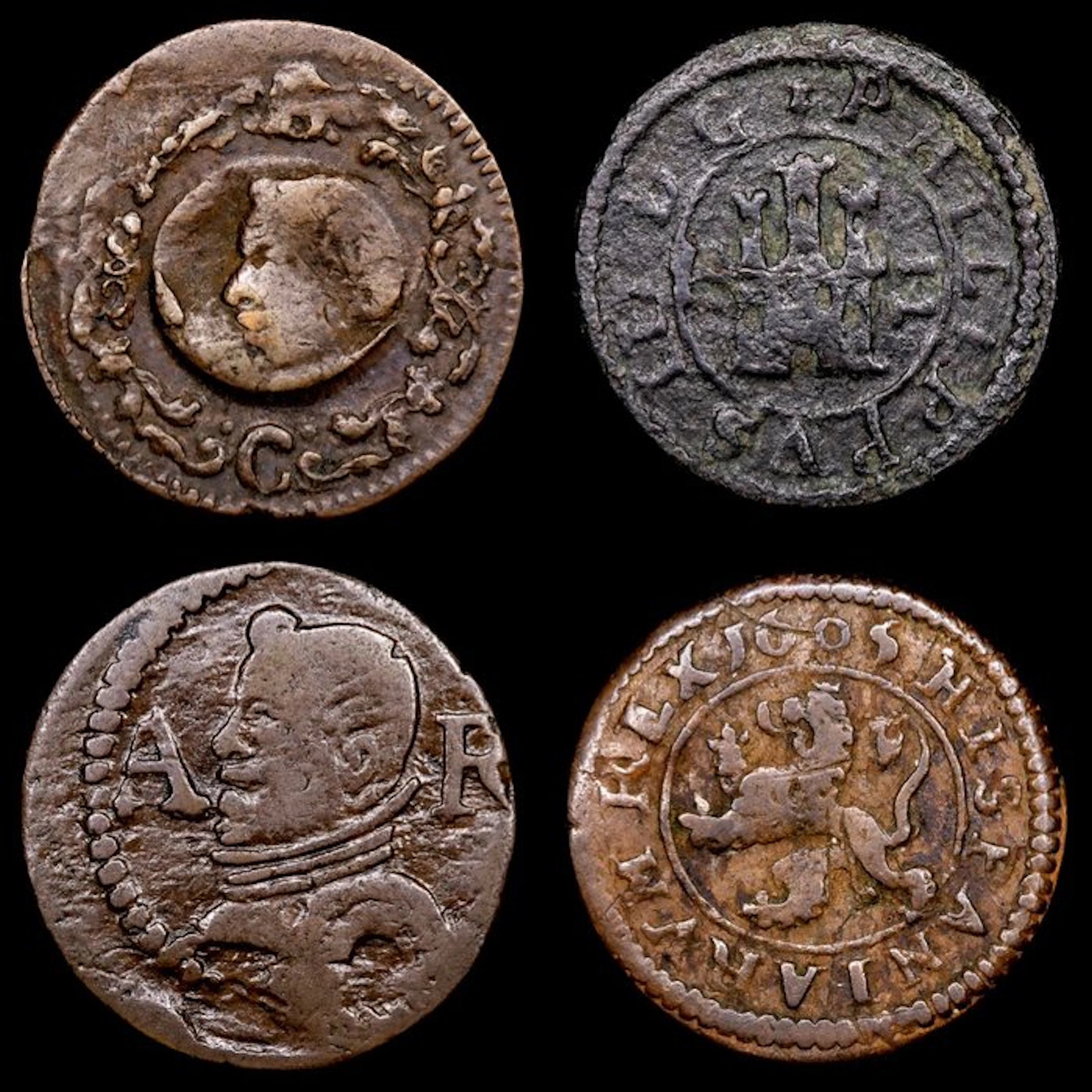 Spain. Felipe III. 2 Maravedís Siglo XVII Y XVIII (No reserve price)