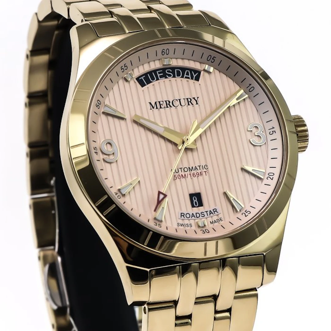 Mercury - Roadstar Automatic Swiss Watch - MEA493-GG-4...